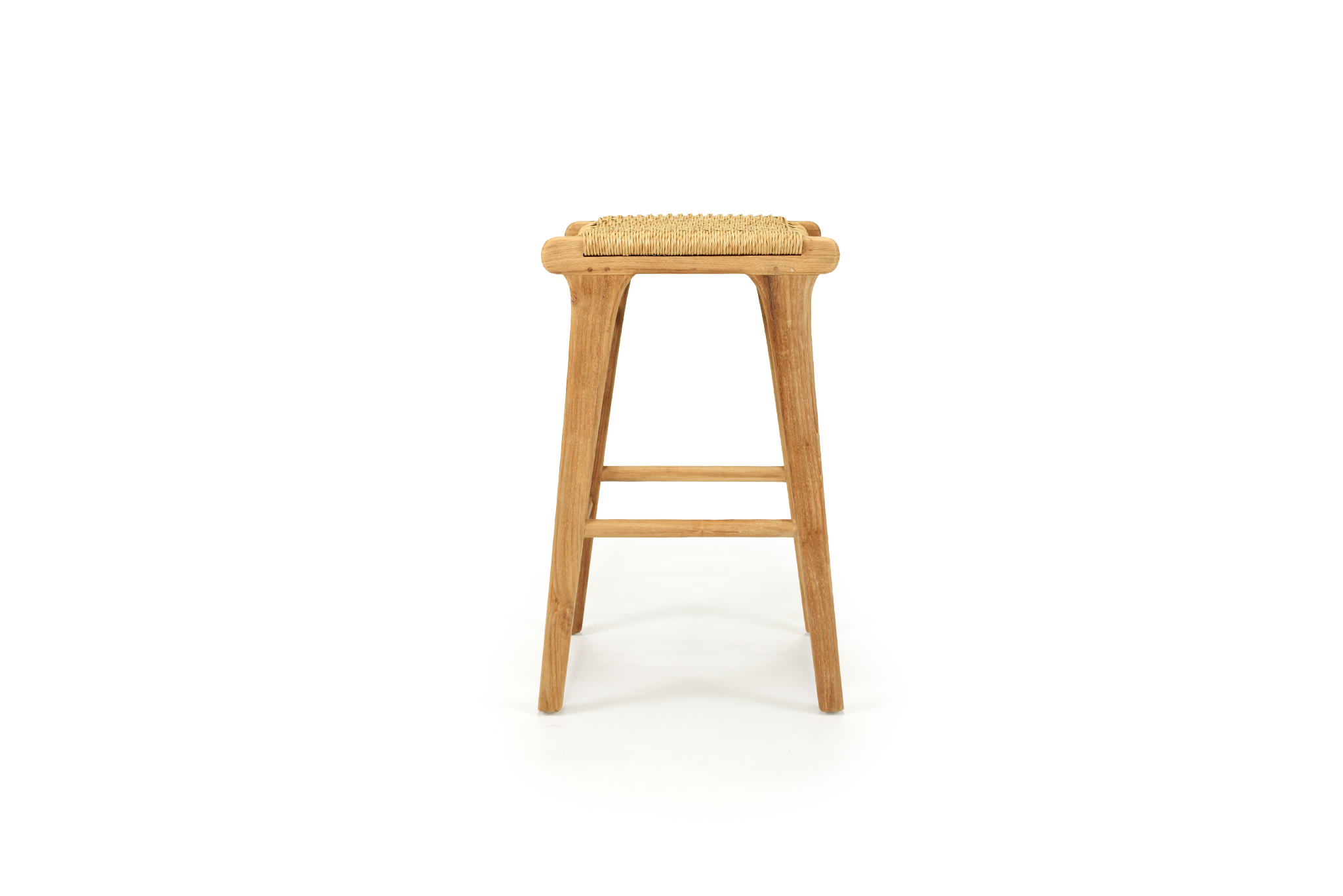 Zen Backless Counter Stool - Sand (Close Weave) - Image 4