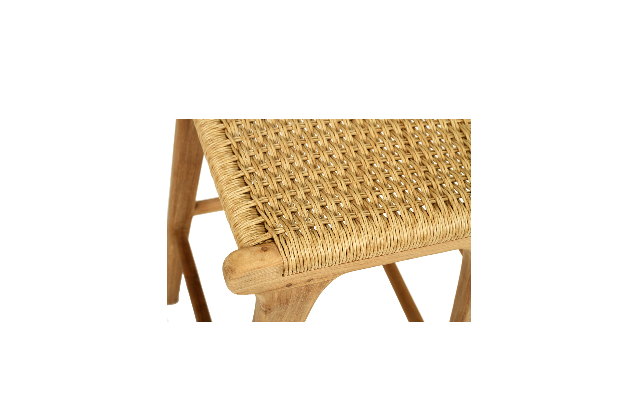 Zen Backless Counter Stool - Sand (Close Weave) - Image 6