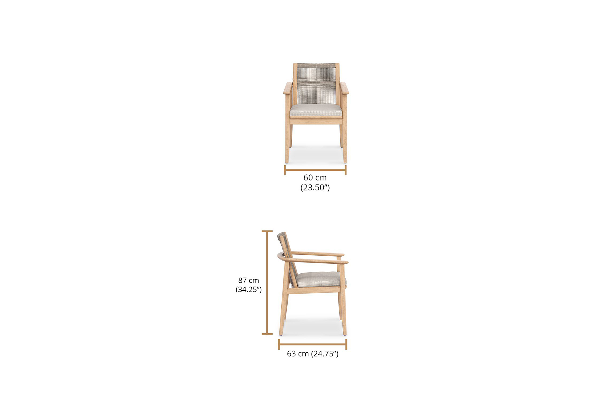 Marco Outdoor Dining Armchair - Image 6