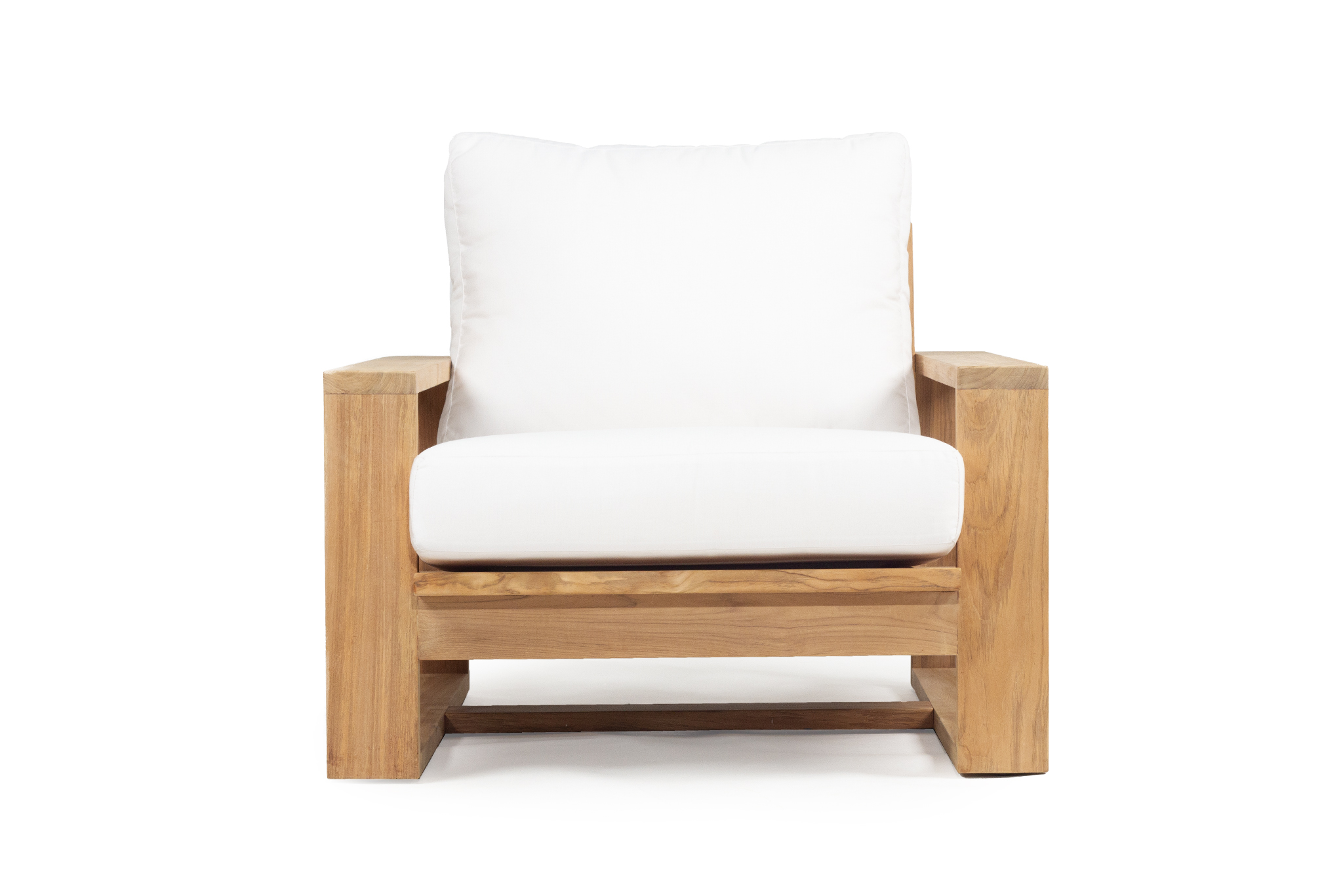 Double Island Outdoor Sofa - 1 Seater - (Canvas Natural, Cast Slate or Cast Silver Upholstery) - Image 3