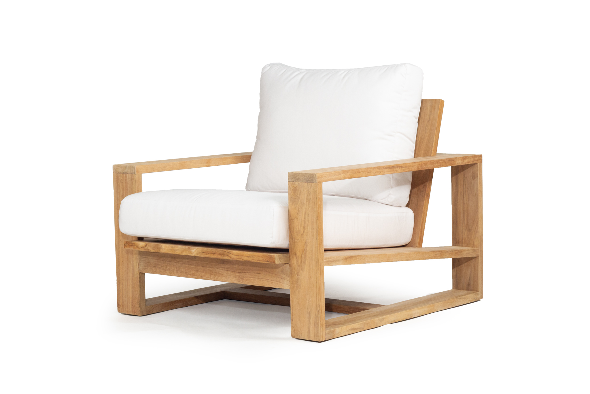 Double Island Outdoor Sofa - 1 Seater - (Canvas Natural, Cast Slate or Cast Silver Upholstery)