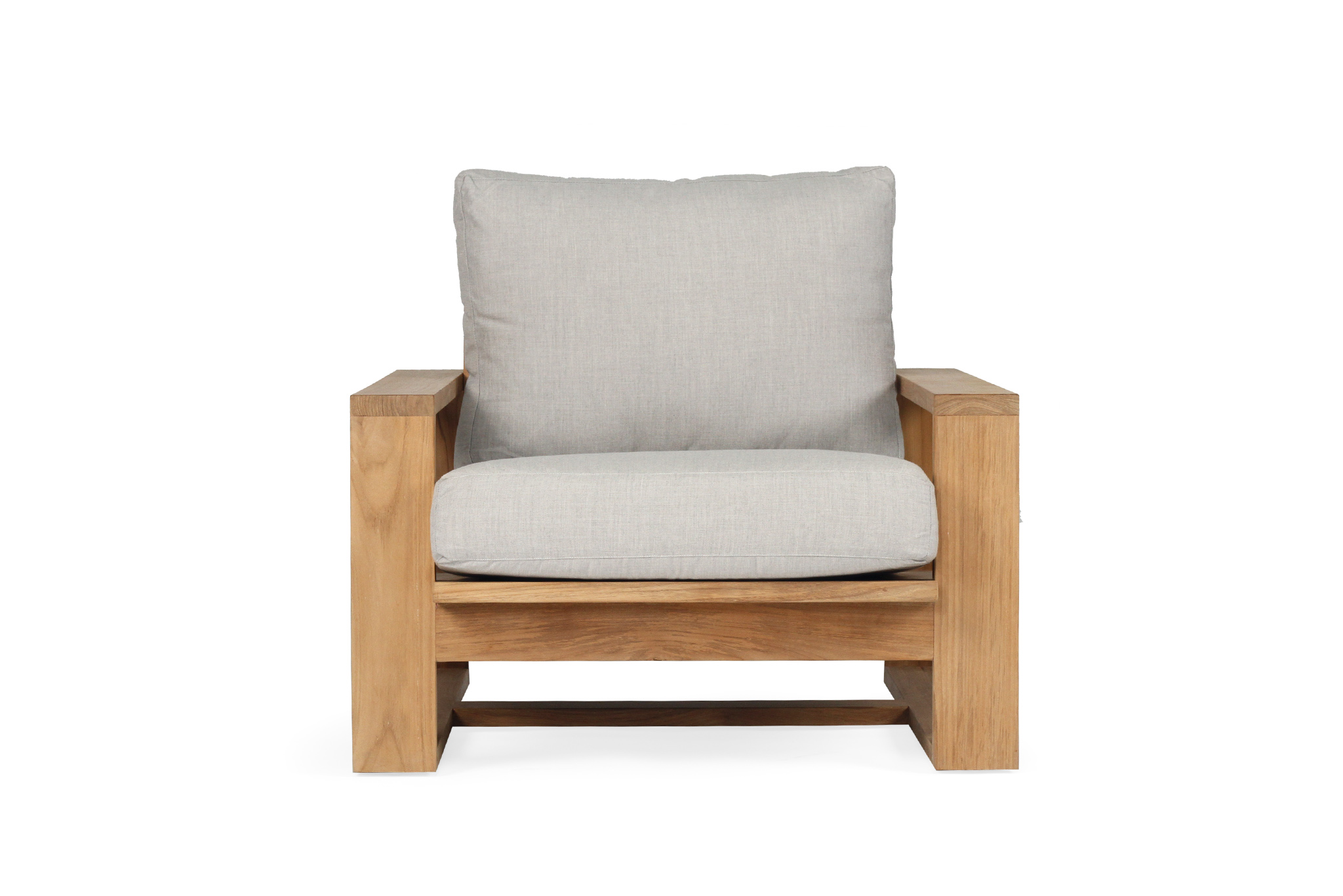 Double Island Outdoor Sofa - 1 Seater - (Canvas Natural, Cast Slate or Cast Silver Upholstery) - Image 10