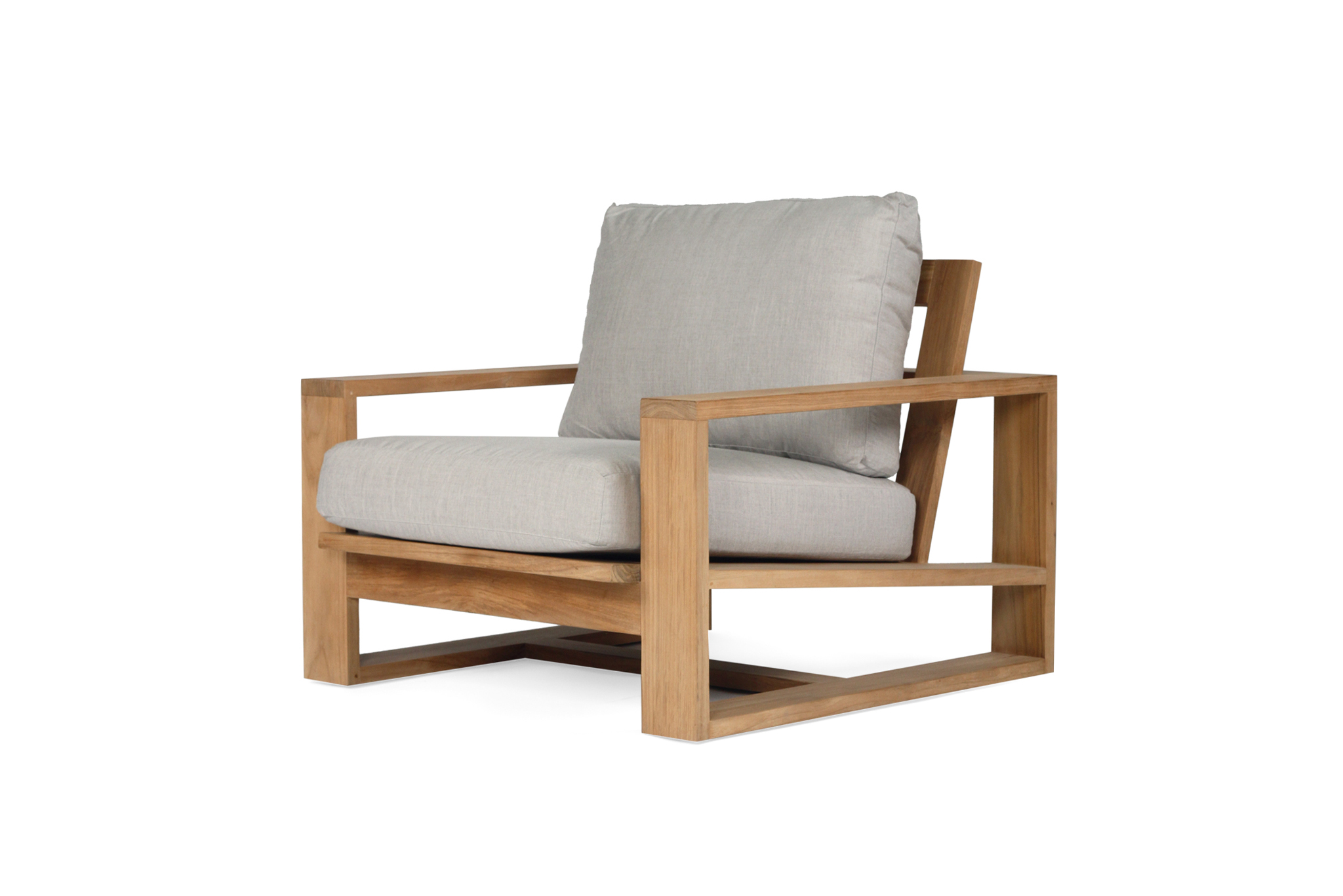 Double Island Outdoor Sofa - 1 Seater - (Canvas Natural, Cast Slate or Cast Silver Upholstery) - Image 12