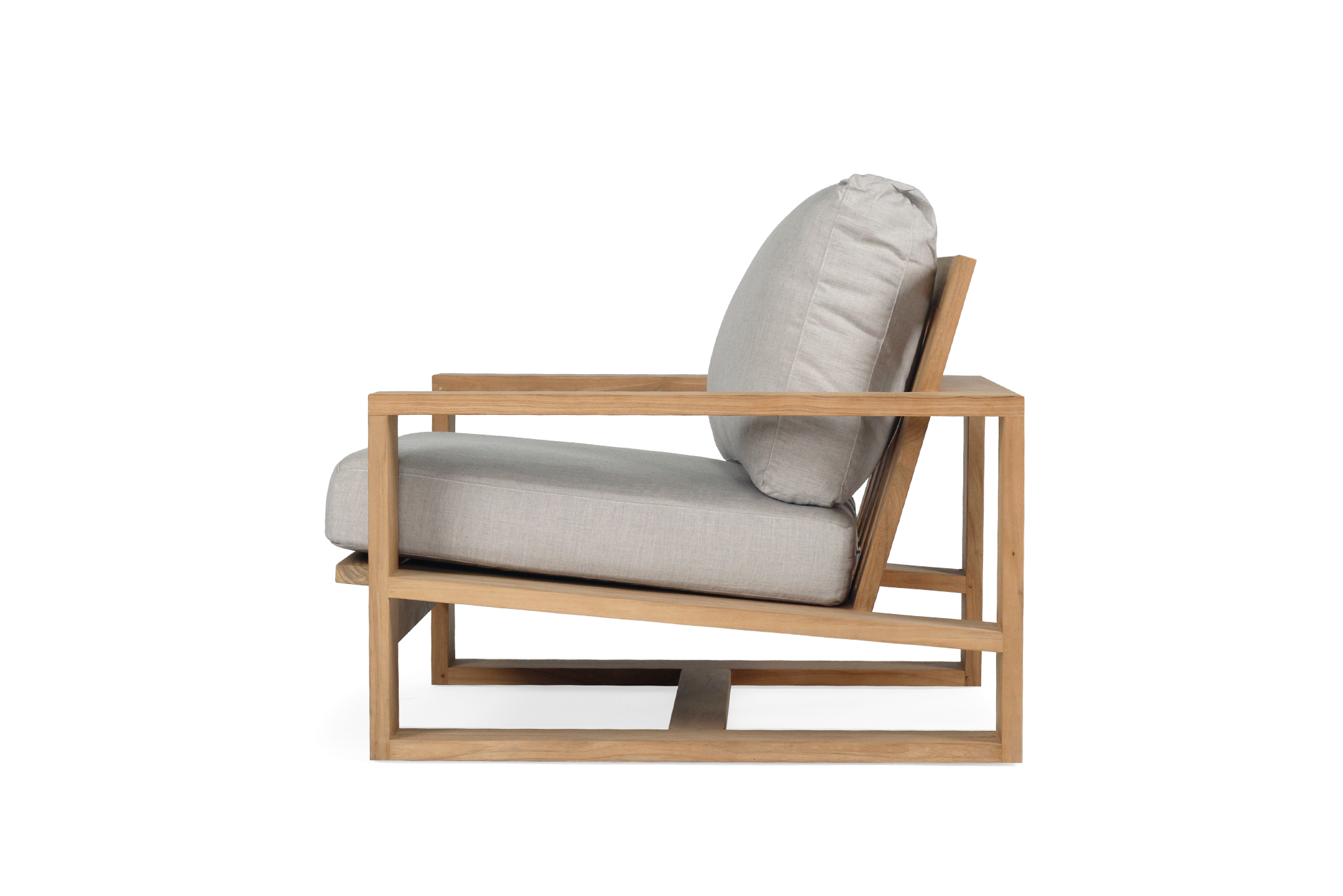 Double Island Outdoor Sofa - 1 Seater - (Canvas Natural, Cast Slate or Cast Silver Upholstery) - Image 13