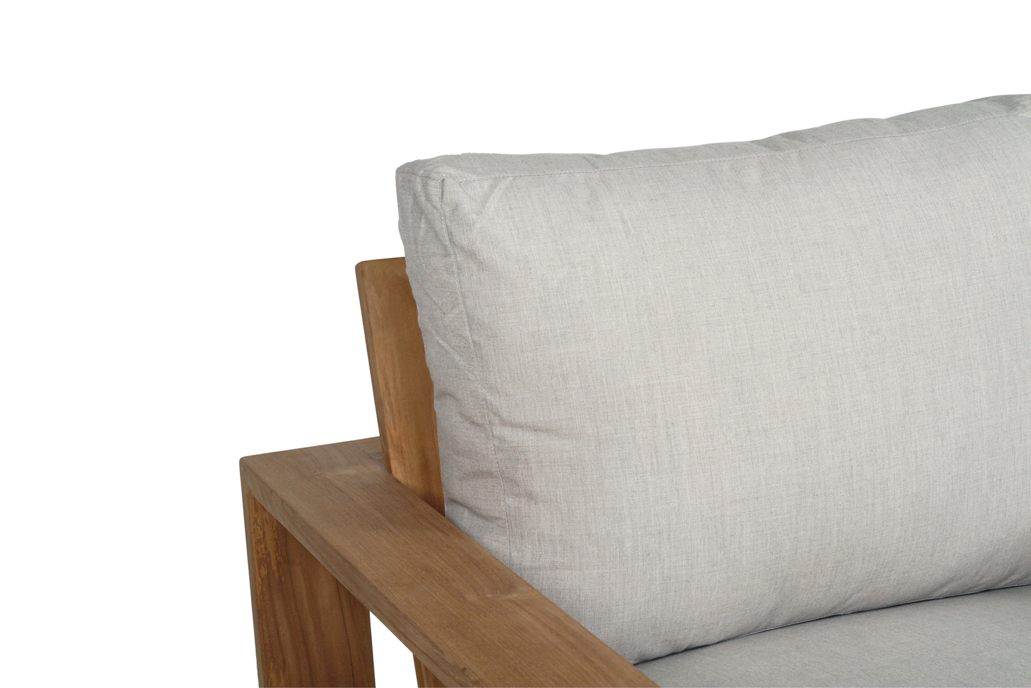 Double Island Outdoor Sofa - 1 Seater - (Canvas Natural, Cast Slate or Cast Silver Upholstery) - Image 18