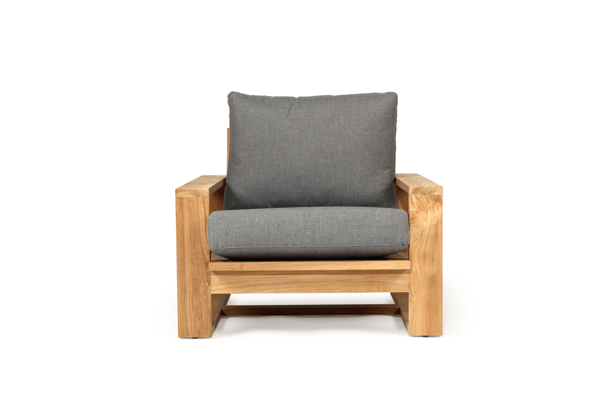 Double Island Outdoor Sofa - 1 Seater - (Canvas Natural, Cast Slate or Cast Silver Upholstery) - Image 19