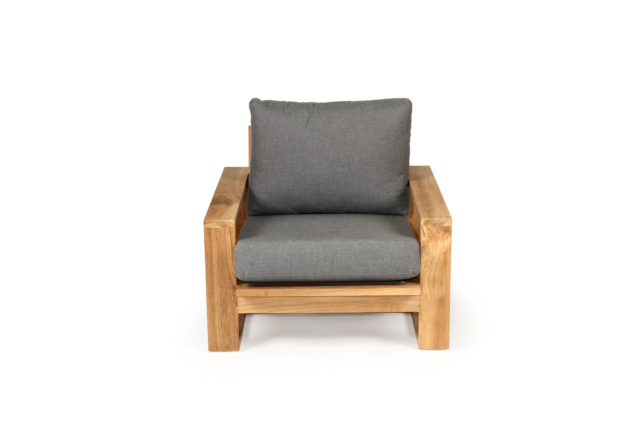 Double Island Outdoor Sofa - 1 Seater - (Canvas Natural, Cast Slate or Cast Silver Upholstery) - Image 20