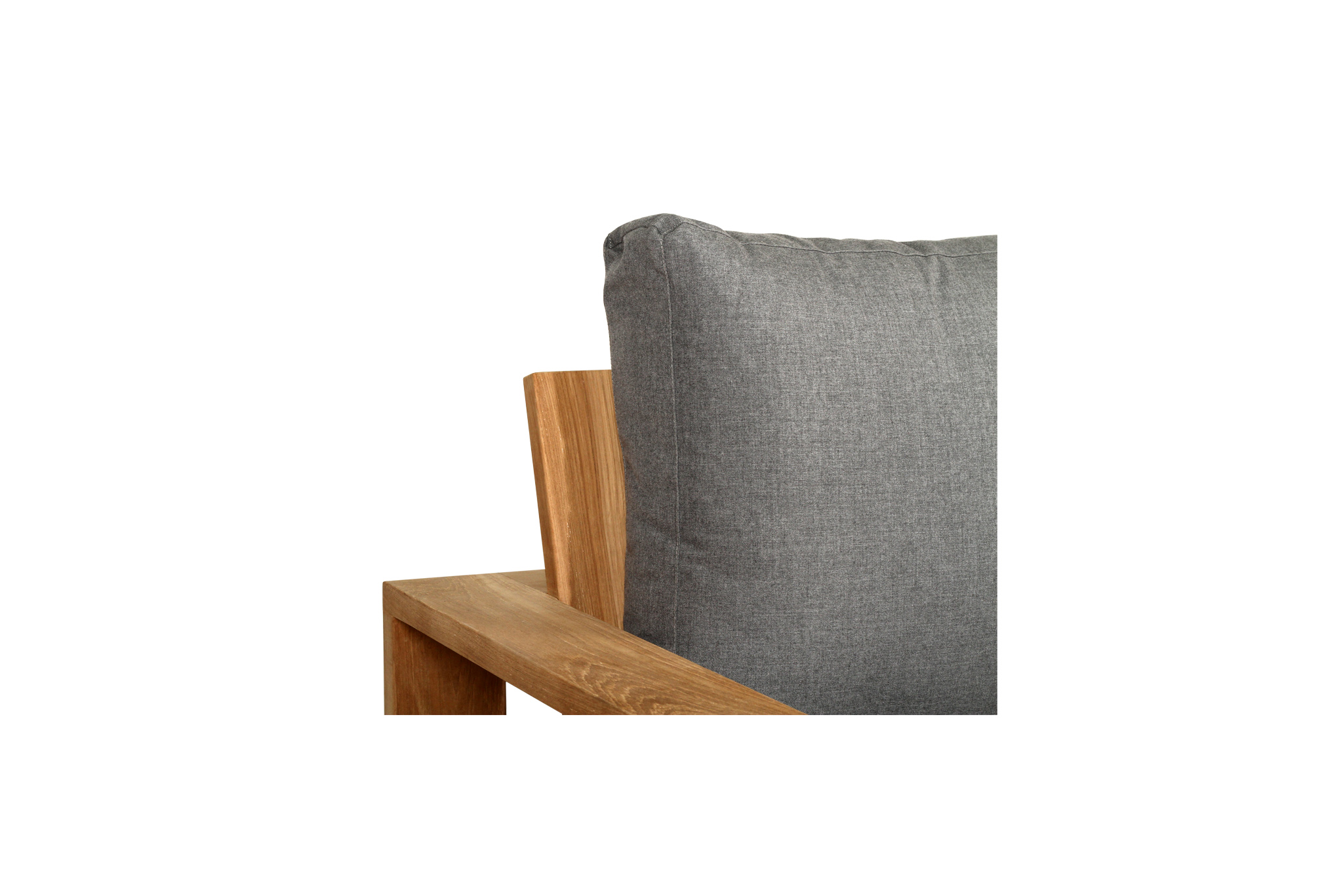 Double Island Outdoor Sofa - 1 Seater - (Canvas Natural, Cast Slate or Cast Silver Upholstery) - Image 26