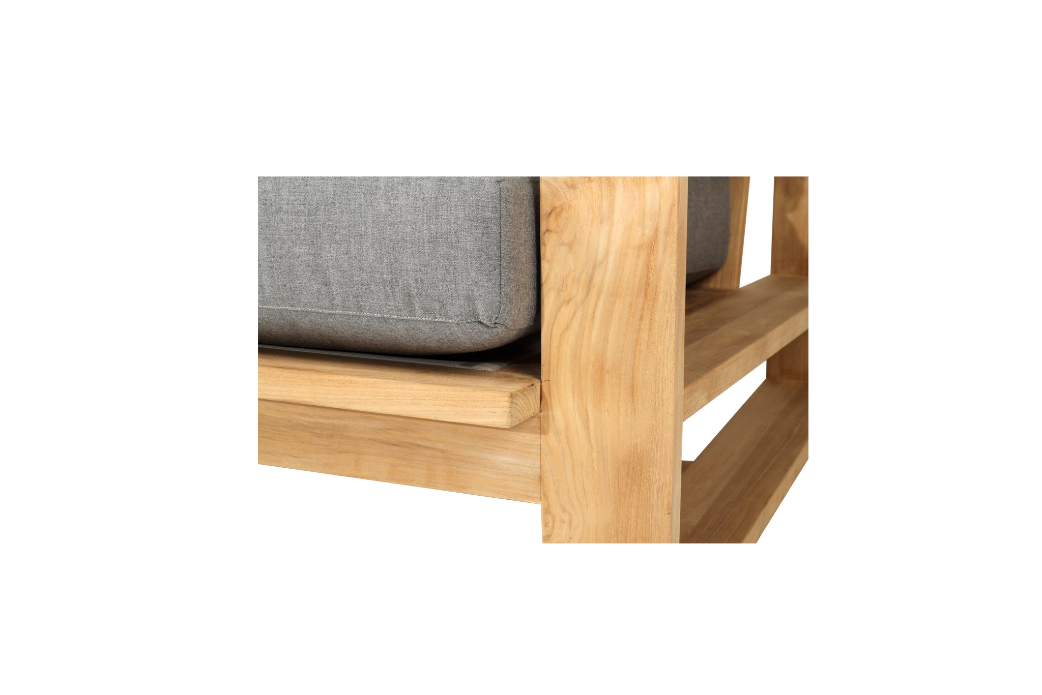 Double Island Outdoor Sofa - 1 Seater - (Canvas Natural, Cast Slate or Cast Silver Upholstery) - Image 27