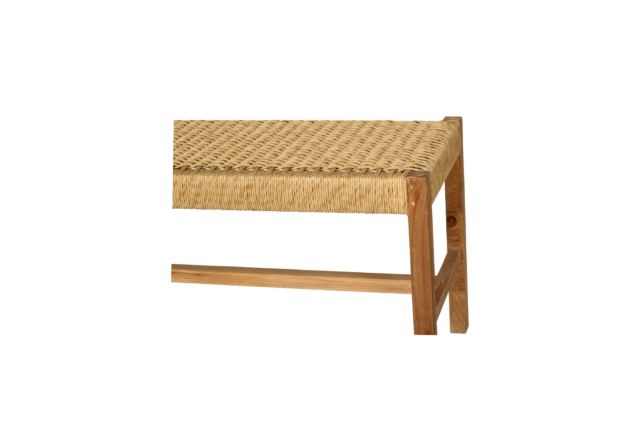 Sabai Woven Bench Seat - Sand - Close Weave - Image 6