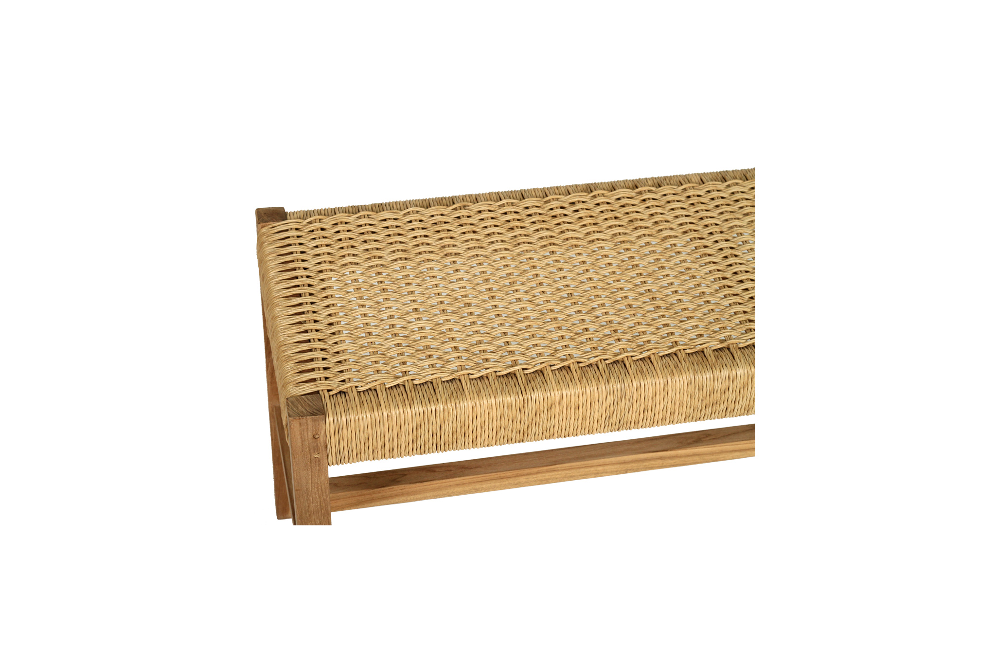 Sabai Woven Bench Seat - Sand - Close Weave - Image 7