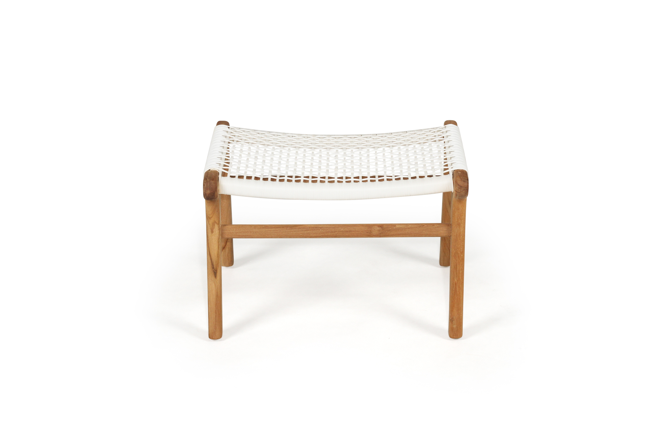 Zen Lazy Chair Ottoman - White - Image 4