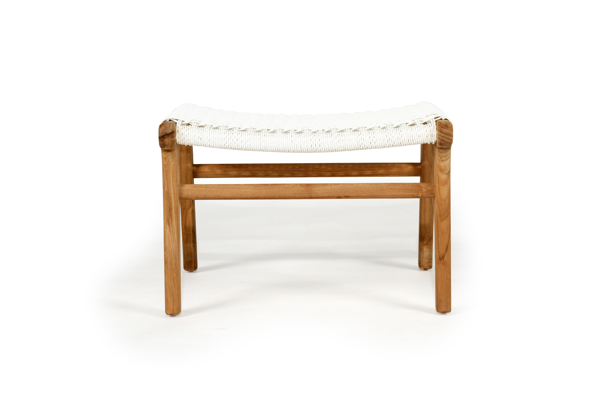 Zen Lazy Chair Ottoman - White (Close Weave)