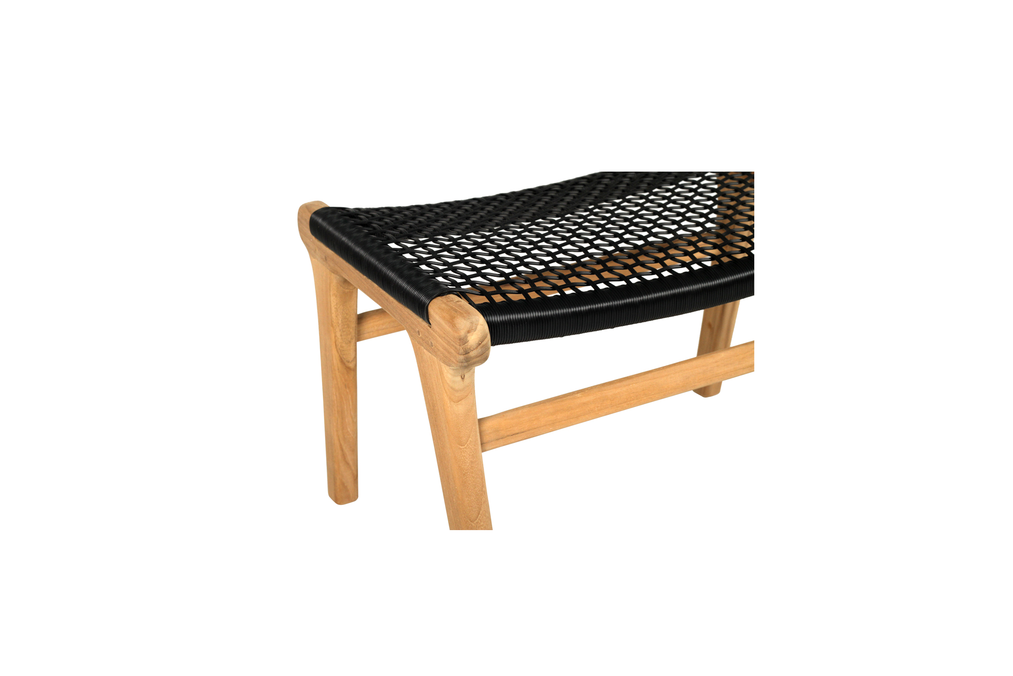 Zen Lazy Chair Ottoman - Black - Image 6