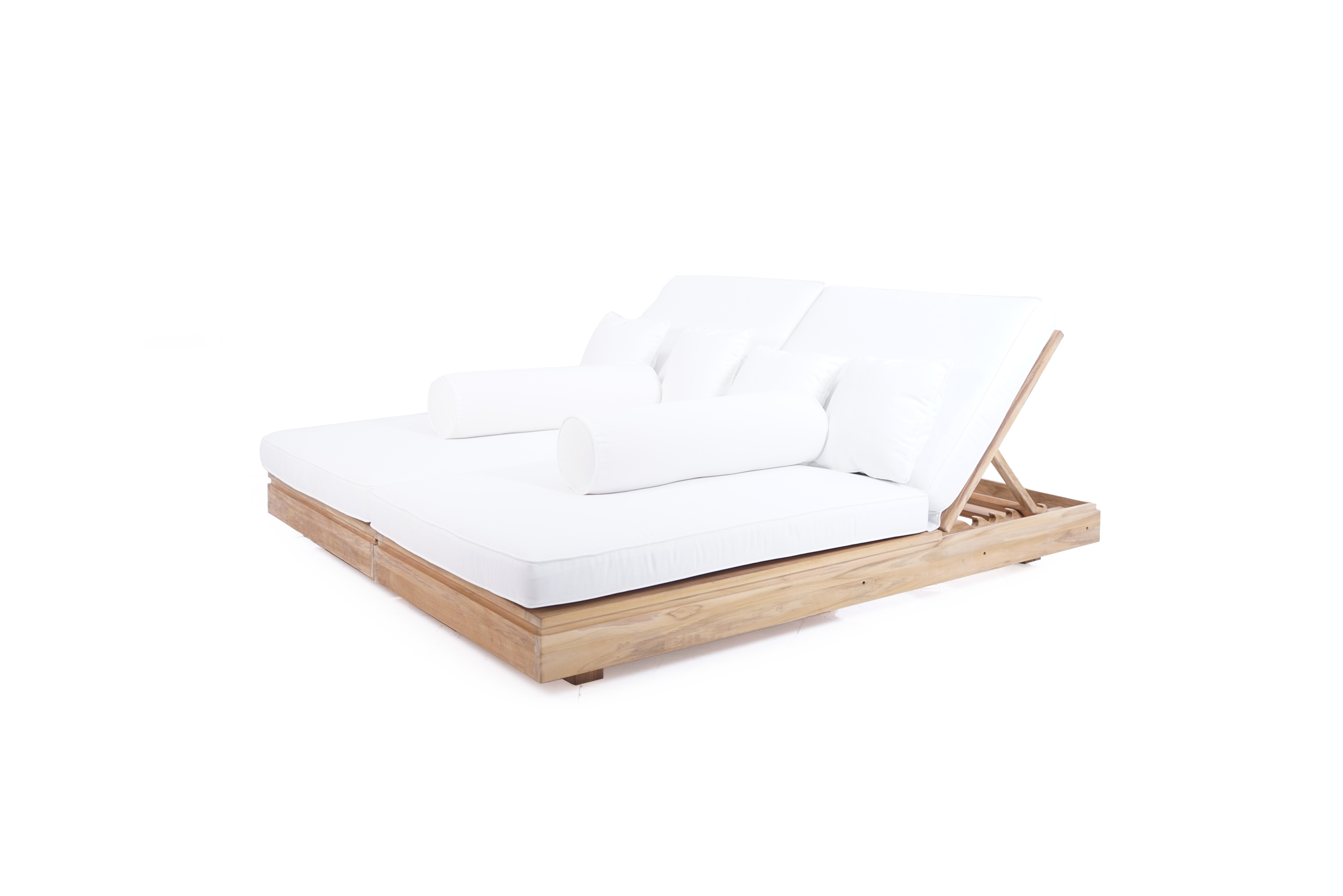 Avila Outdoor Double Sunlounger - Image 4