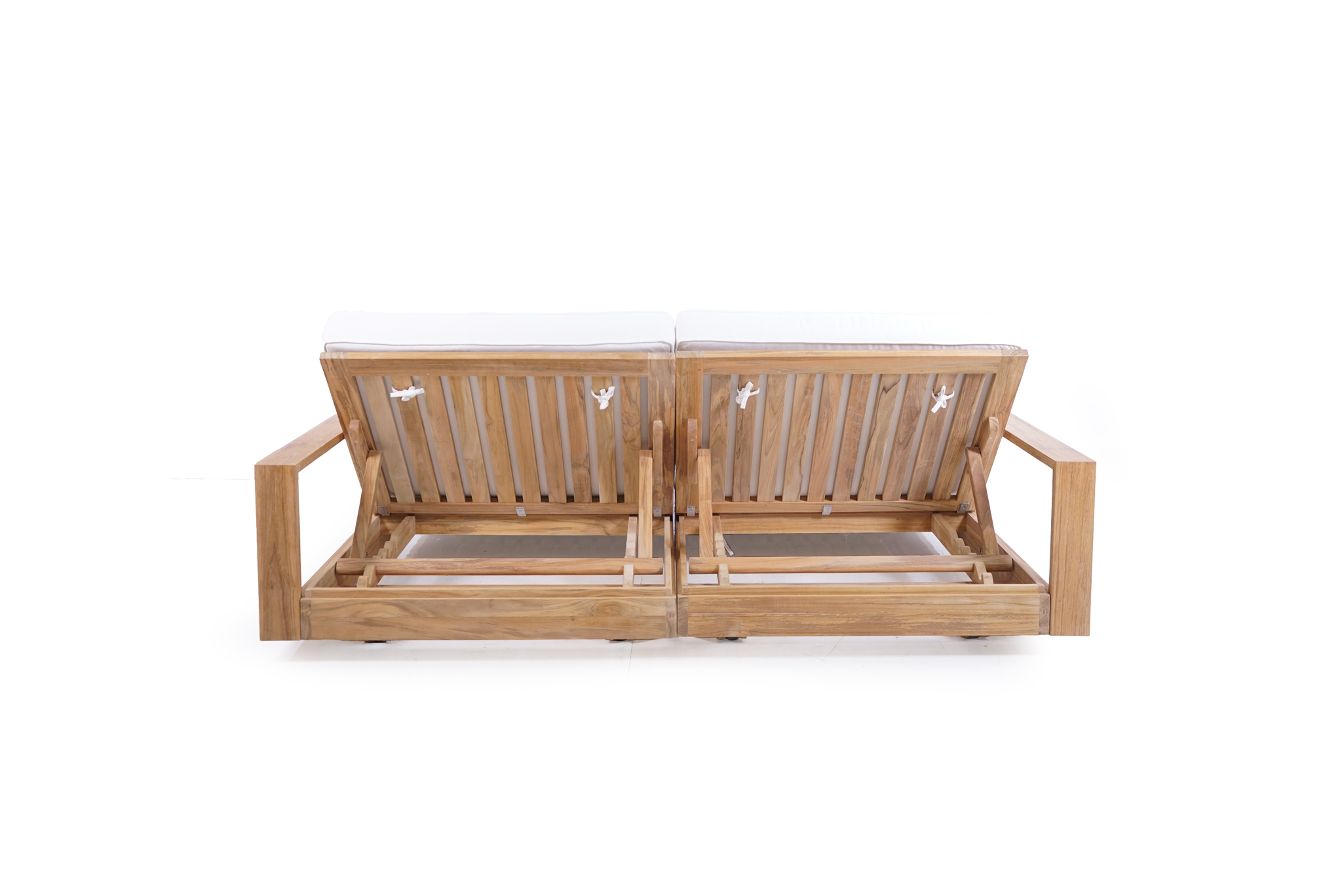 Avila Outdoor Double Sunlounger With Arms - Image 10