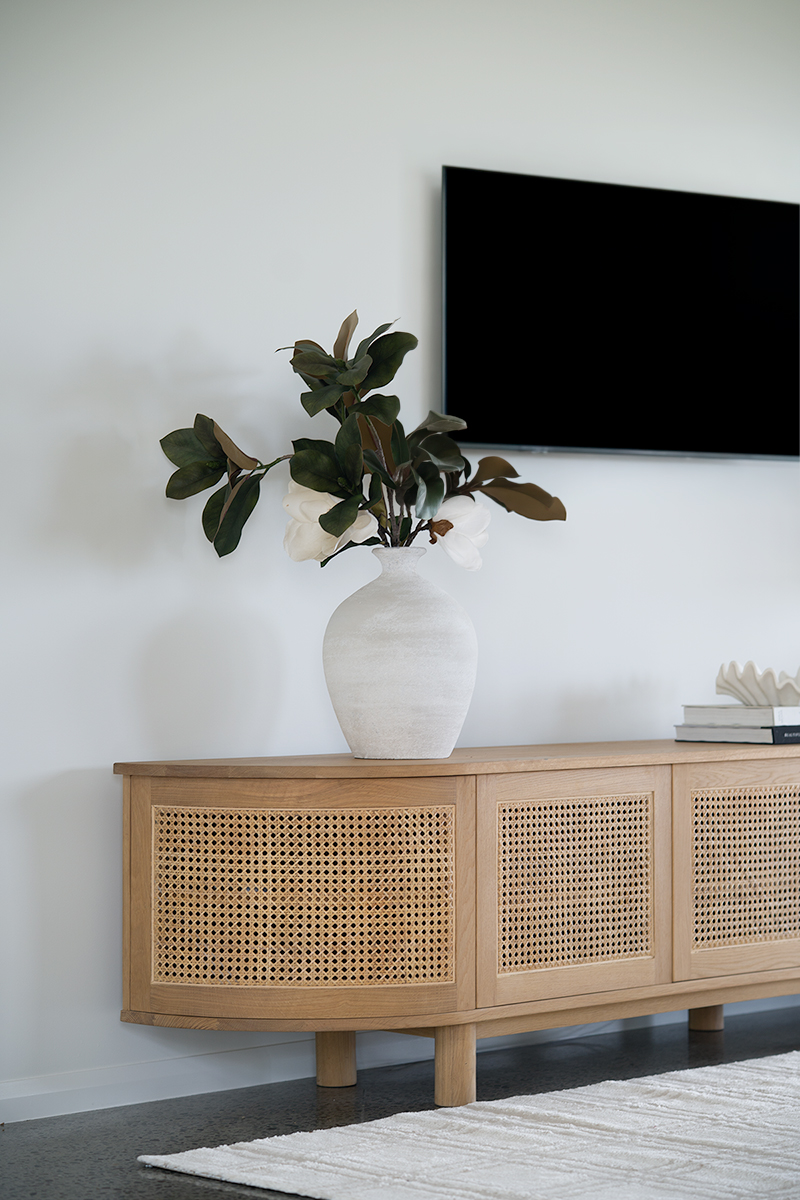 Iluka Entertainment Unit - Six Door - Natural - Round End - Image 14