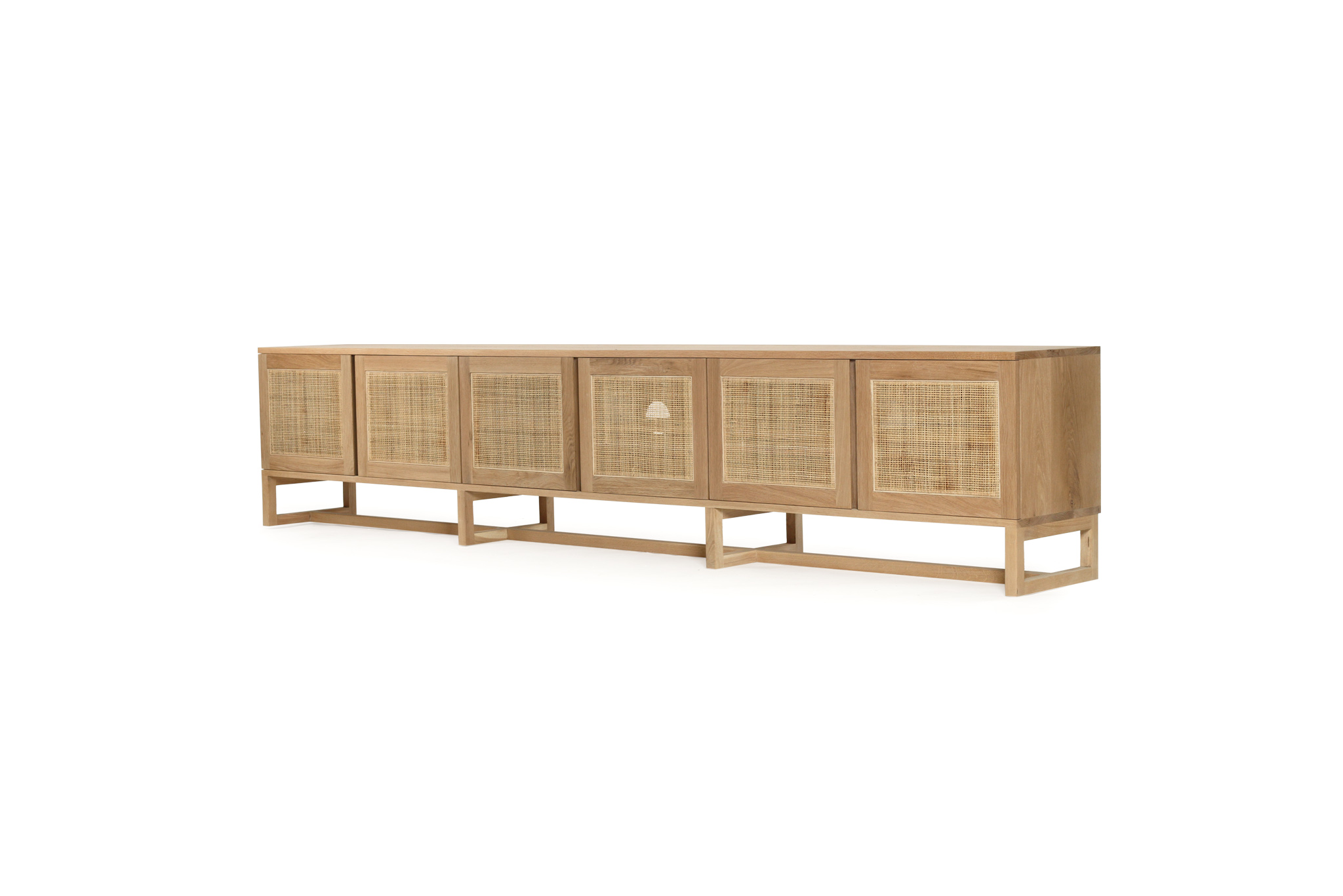 Clovelly Entertainment Unit - Six Door - Natural - Image 3