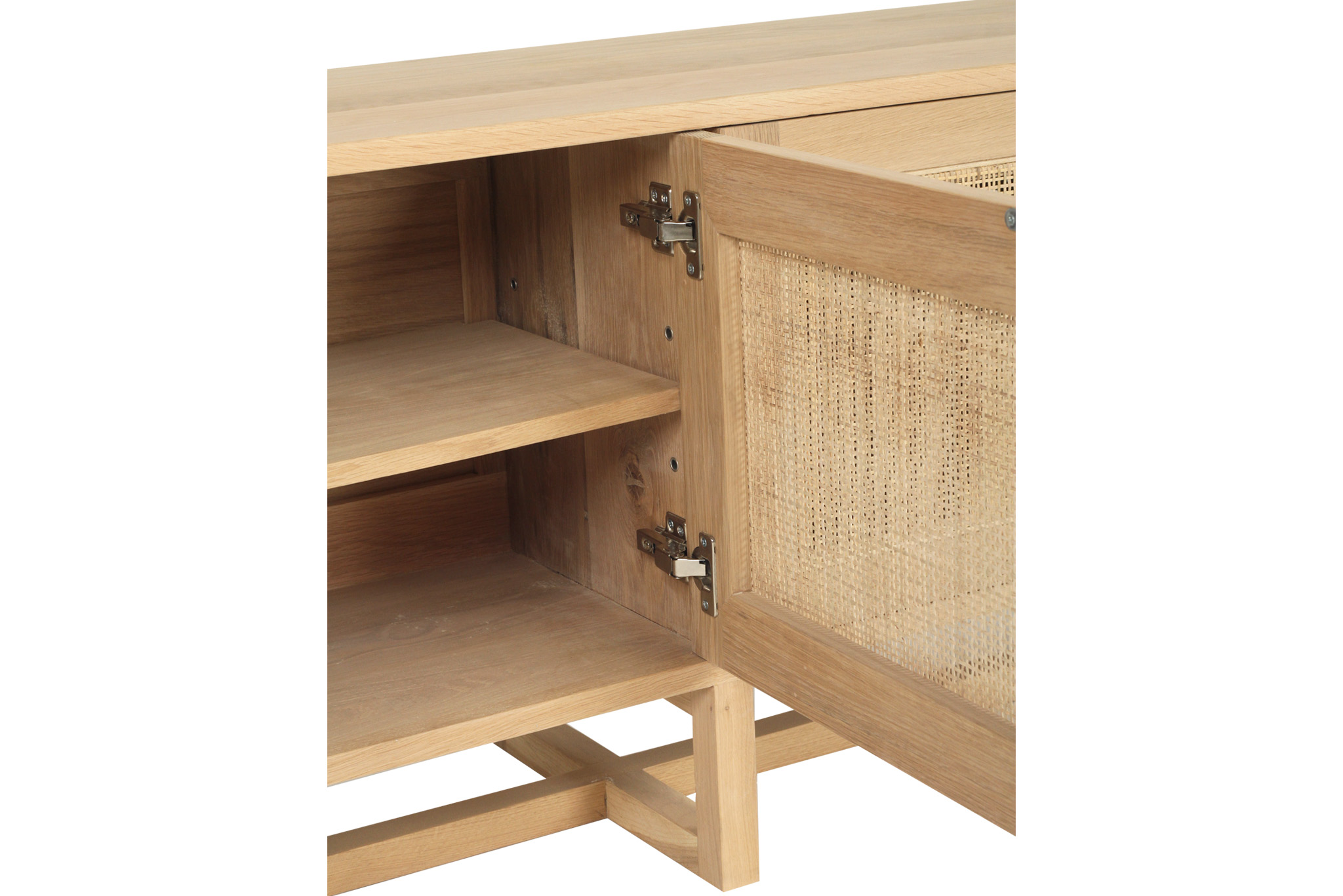 Clovelly Entertainment Unit - Six Door - Natural - Image 5