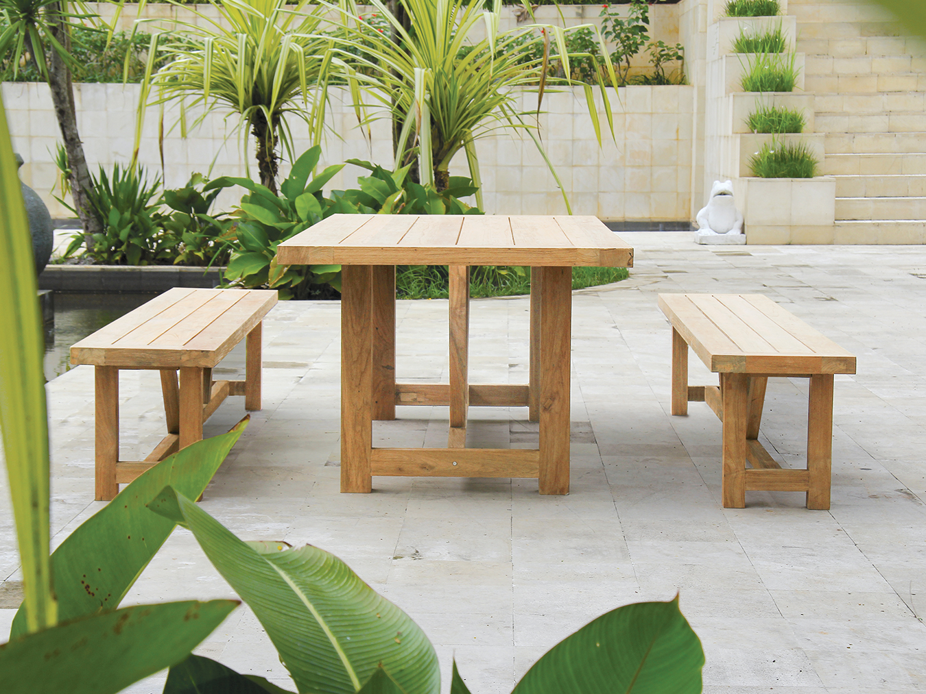 Highlander Outdoor Dining Table - 3m - Image 8
