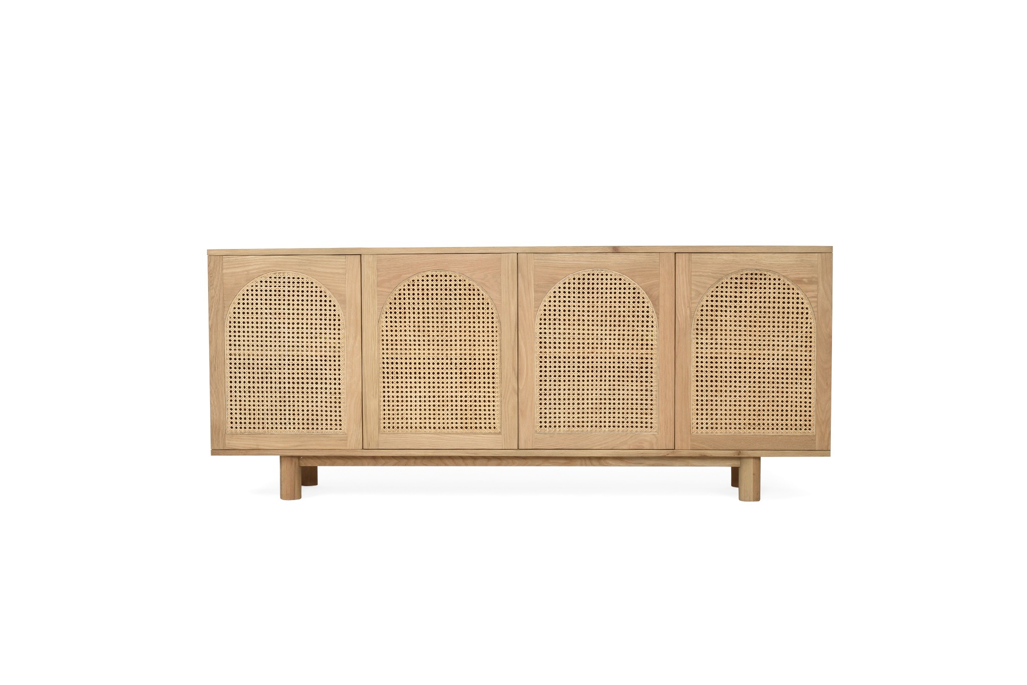 Iluka Four Door Sideboard - Arch Windows