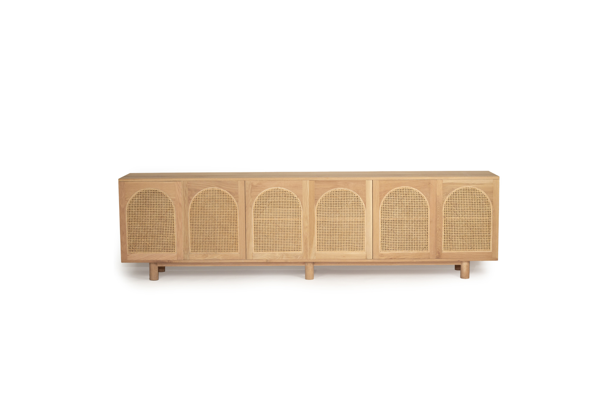 Iluka Six Door Sideboard - Arch Windows - Image 3