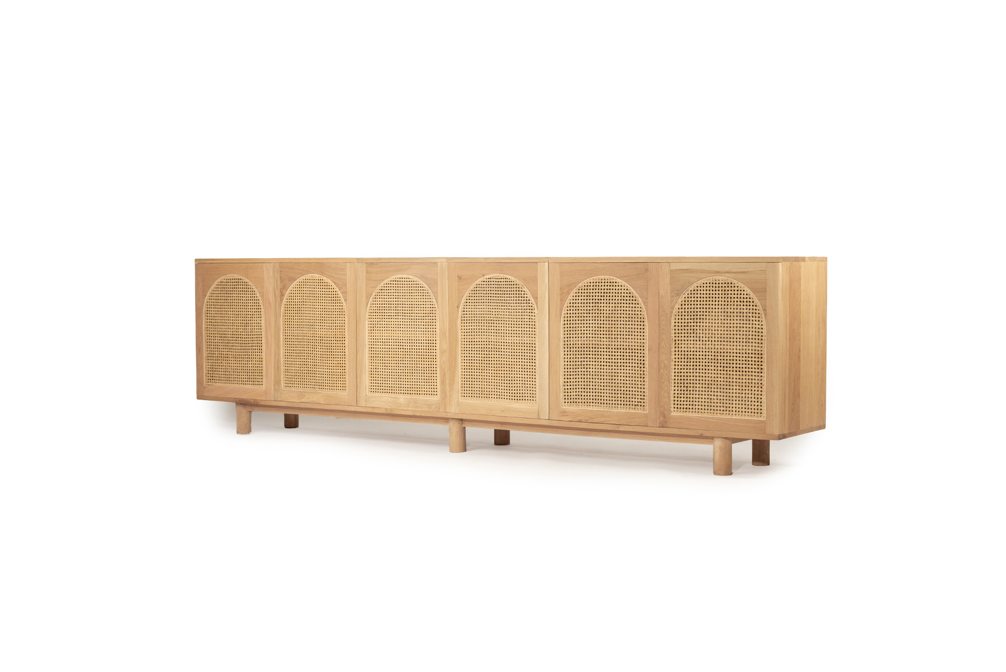 Iluka Six Door Sideboard - Arch Windows - Image 4