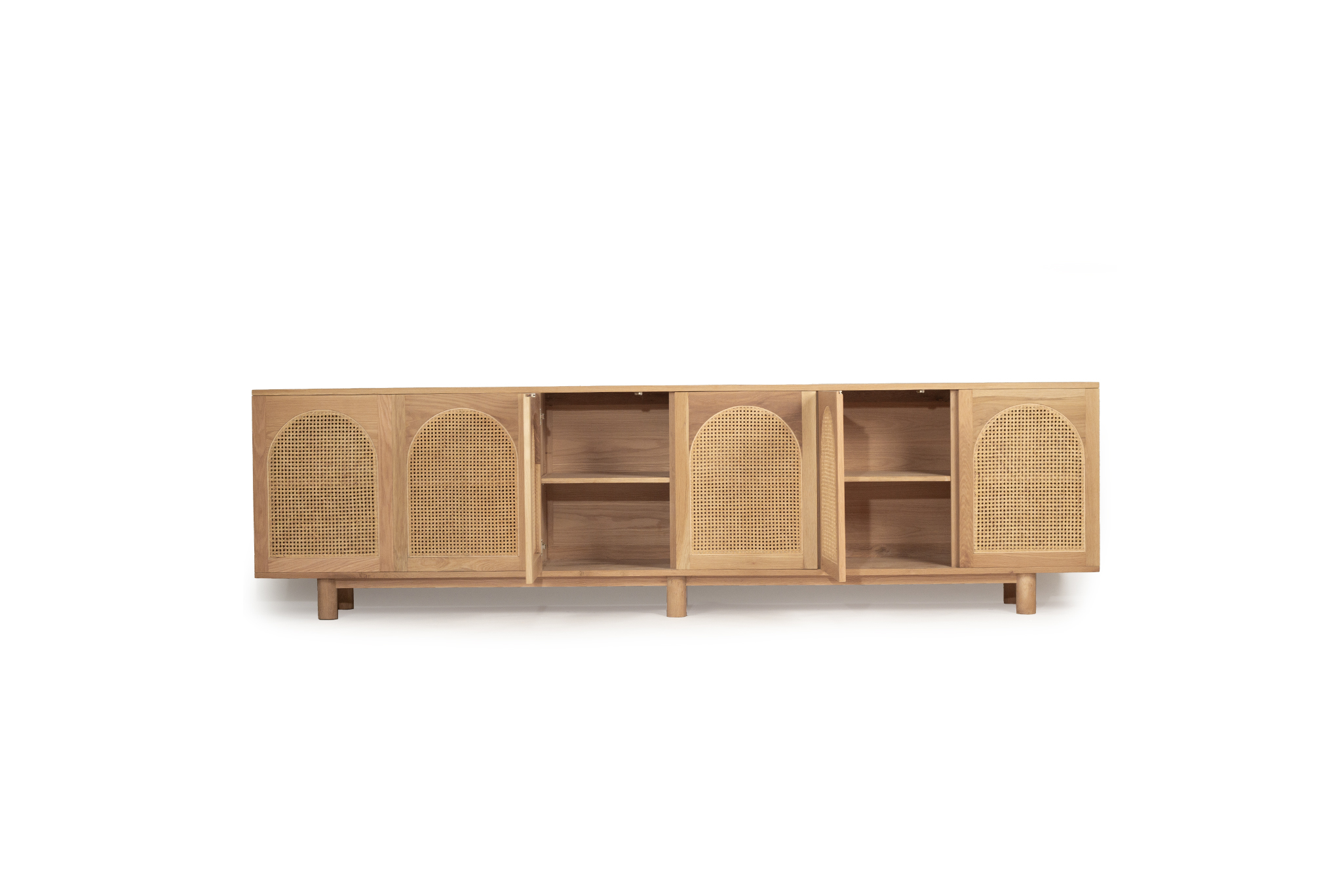 Iluka Six Door Sideboard - Arch Windows - Image 8