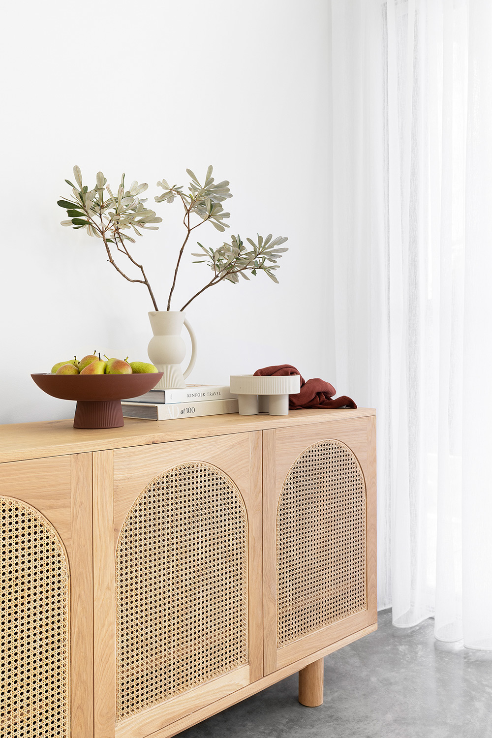 Iluka Six Door Sideboard - Arch Windows - Image 11