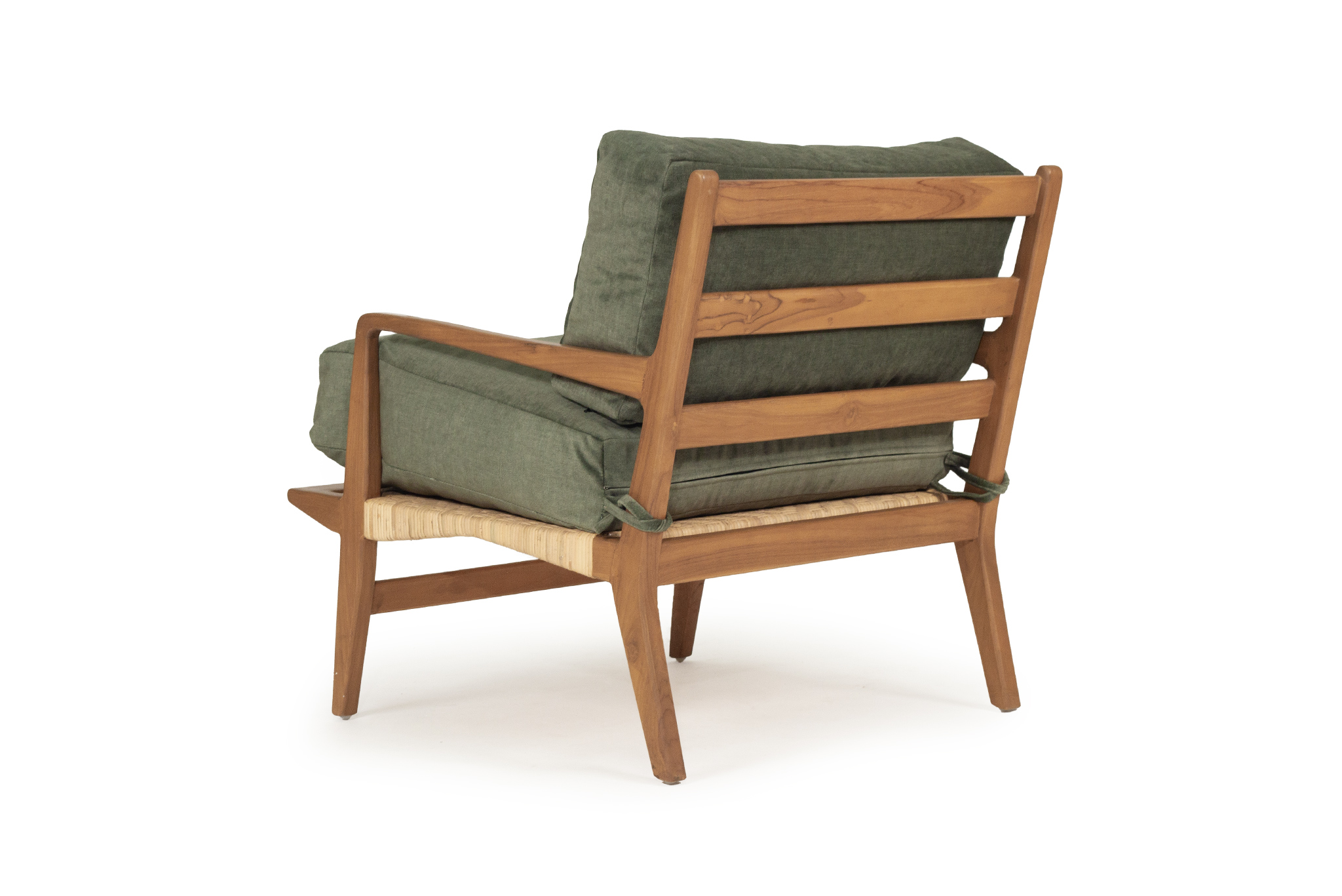 Olivia Armchair with Olive Upholstery - Image 5
