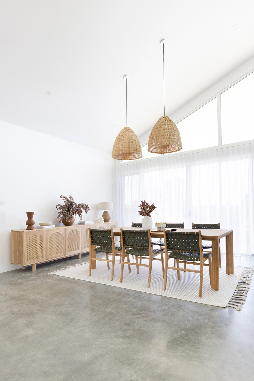 Iluka Six Door Sideboard - Arch Windows - Image 12