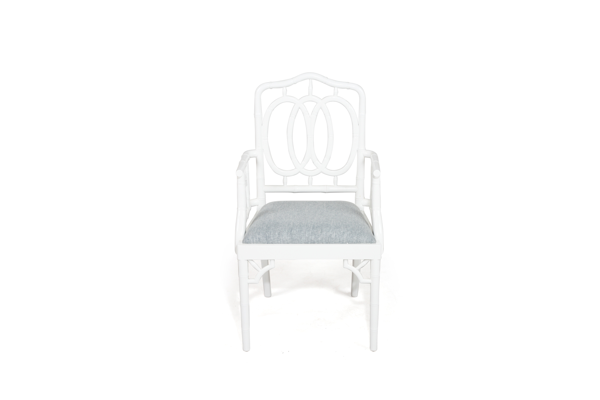 Chippendale Ring Armchair - White - Image 3