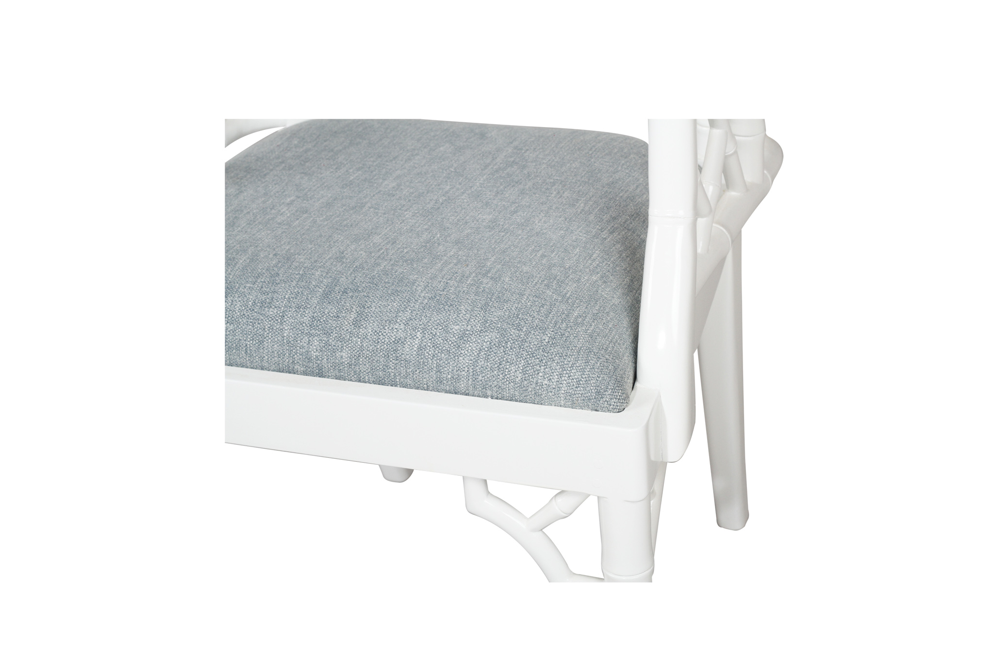 Chippendale Ring Armchair - White - Image 7
