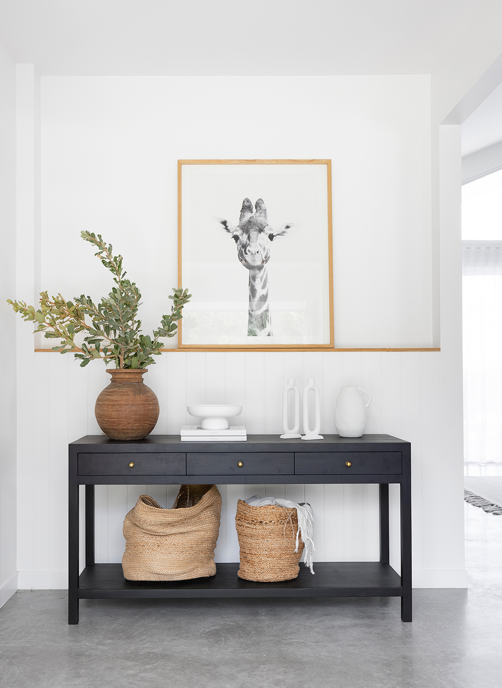 Lindsay Console Table 150cm - Black - Image 2