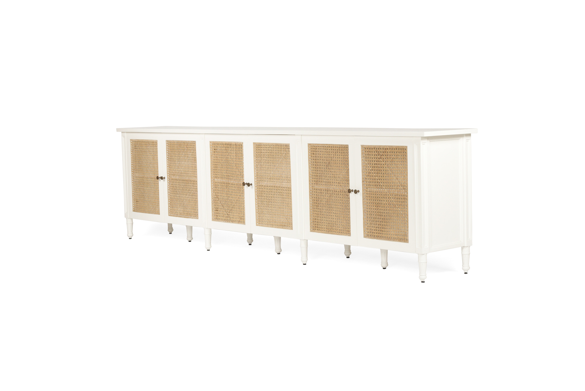 Hamilton Six Door Sideboard - White - Image 2