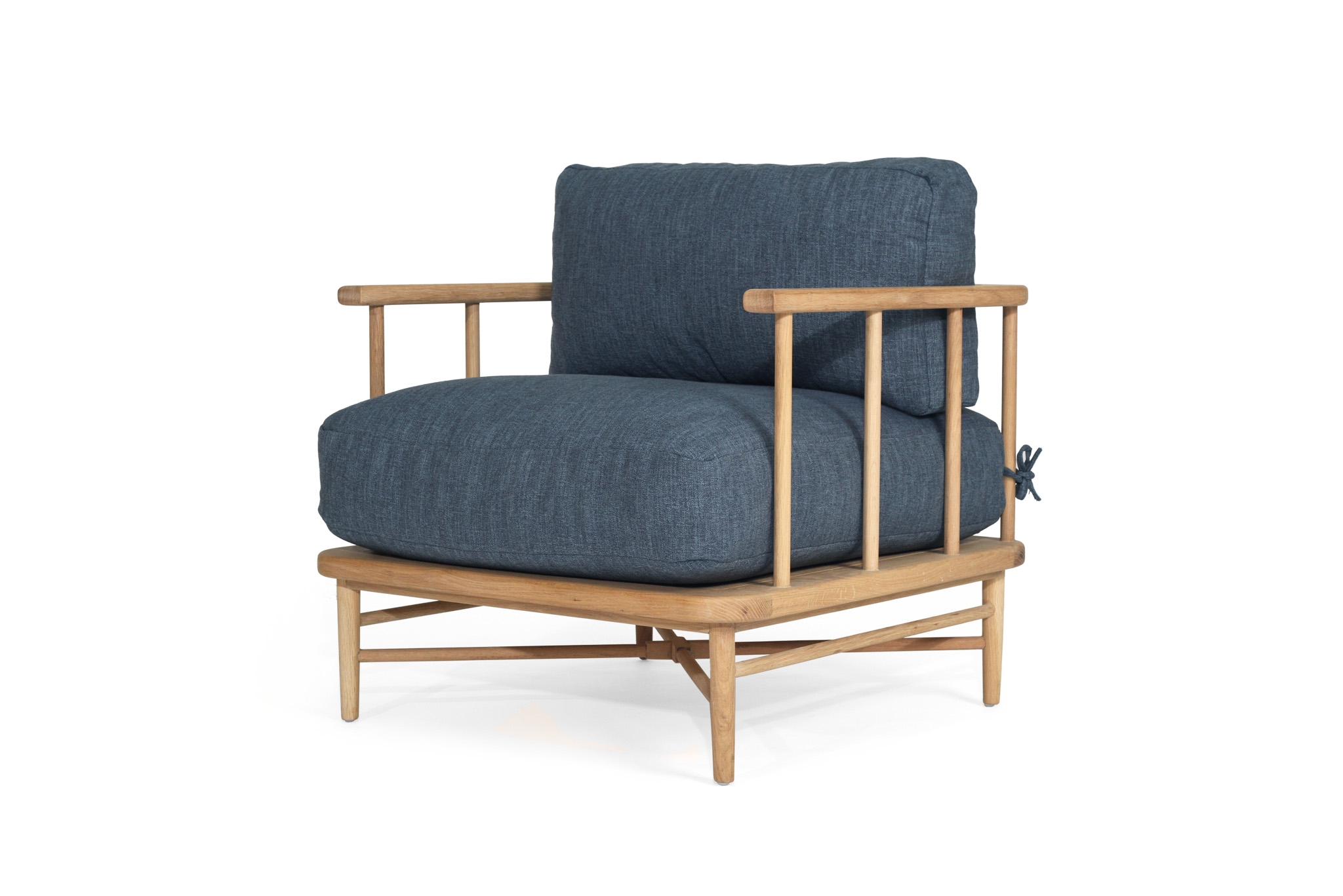 Ocea Armchair- Ink Blue Cushions