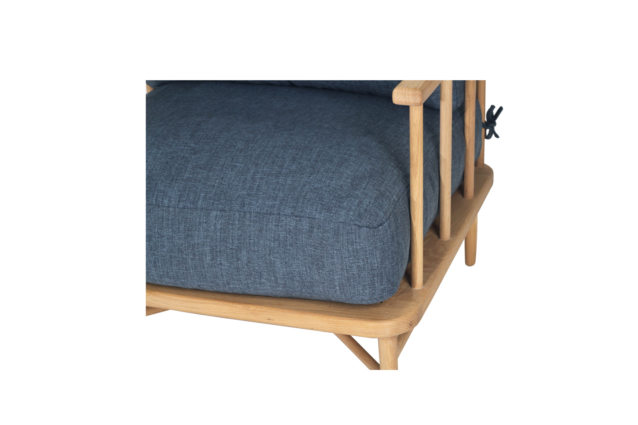 Ocea Armchair- Ink Blue Cushions - Image 8