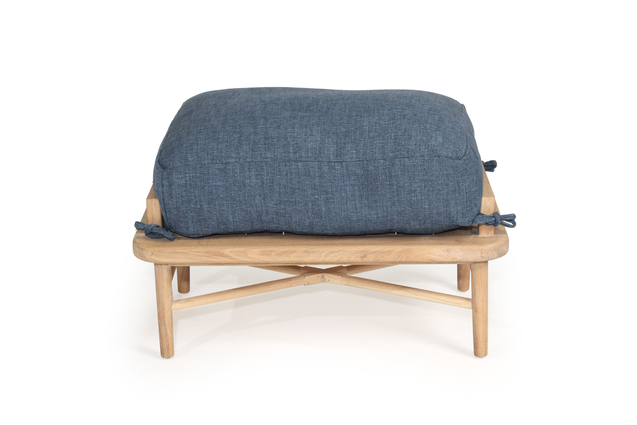 Ocea Ottoman- Ink Blue Cushion - Image 3