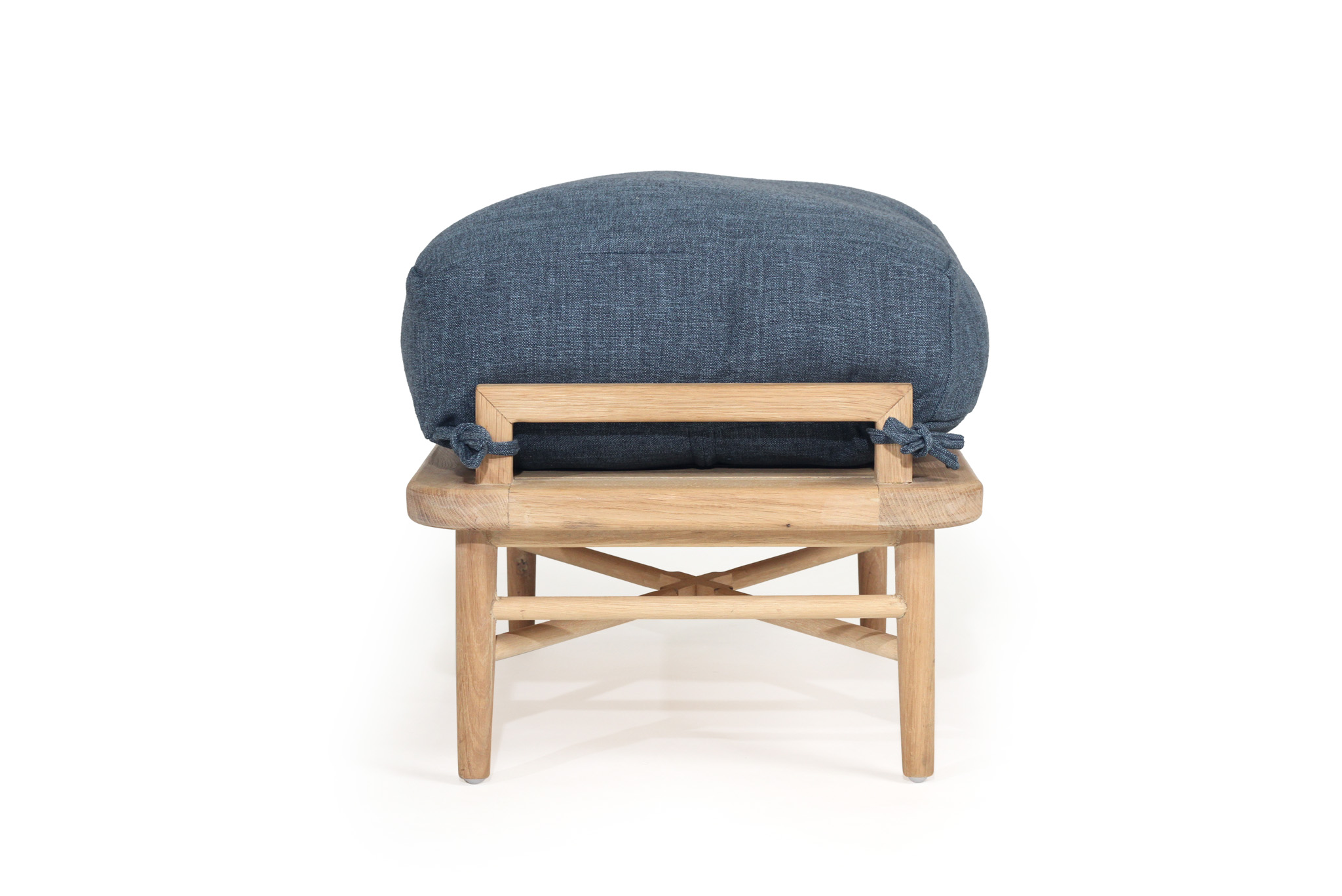 Ocea Ottoman- Ink Blue Cushion - Image 4