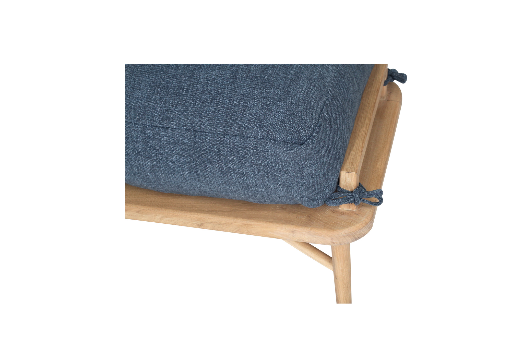 Ocea Ottoman- Ink Blue Cushion - Image 5