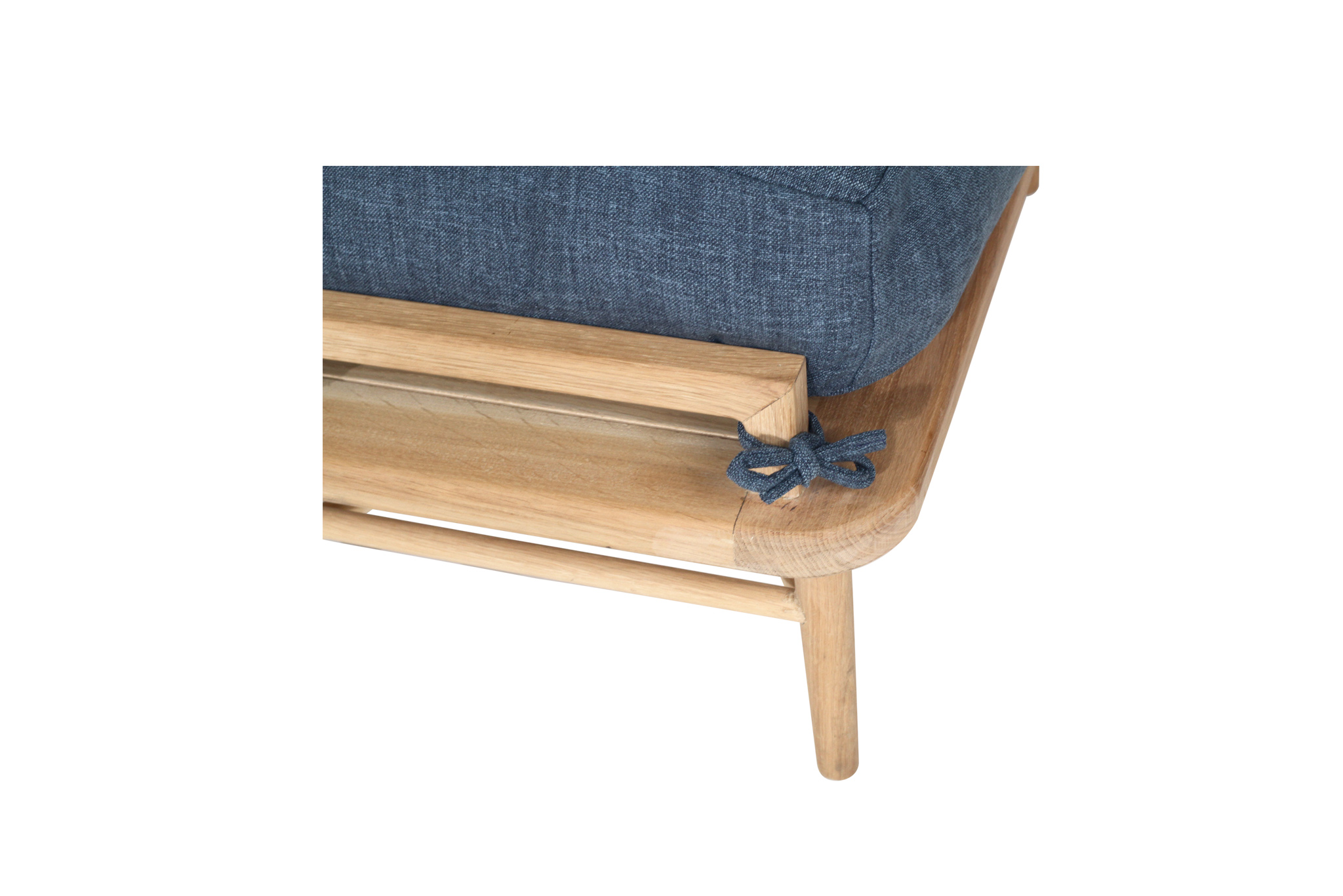 Ocea Ottoman- Ink Blue Cushion - Image 7