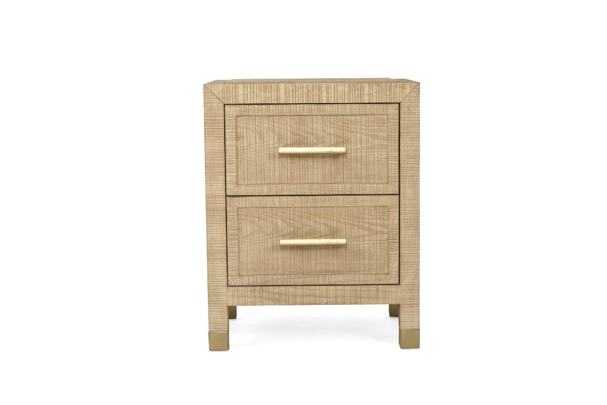 Raffles Nightstand - 2 Drawer - Natural