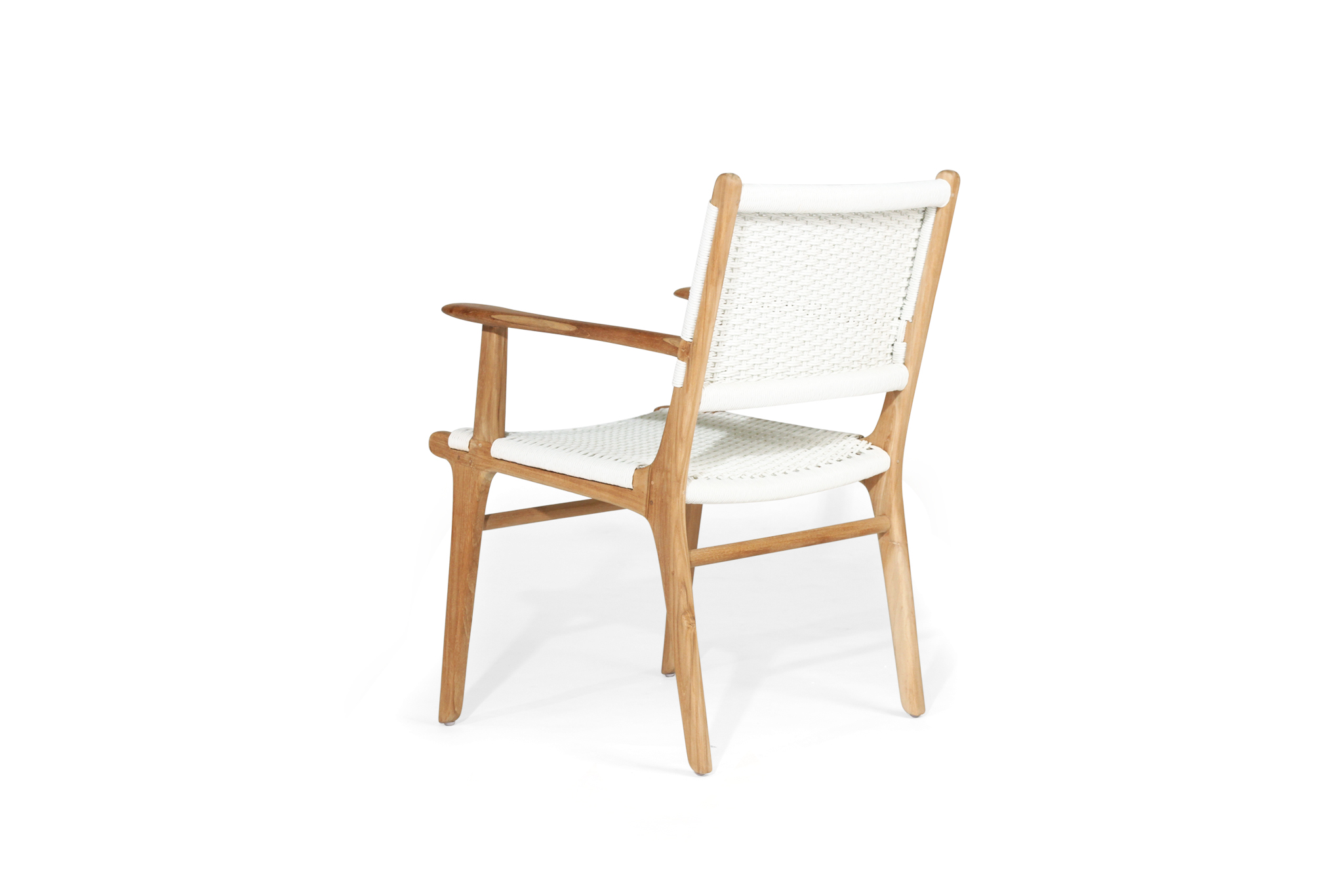 Zen Armchair - White - Close Weave - Image 5