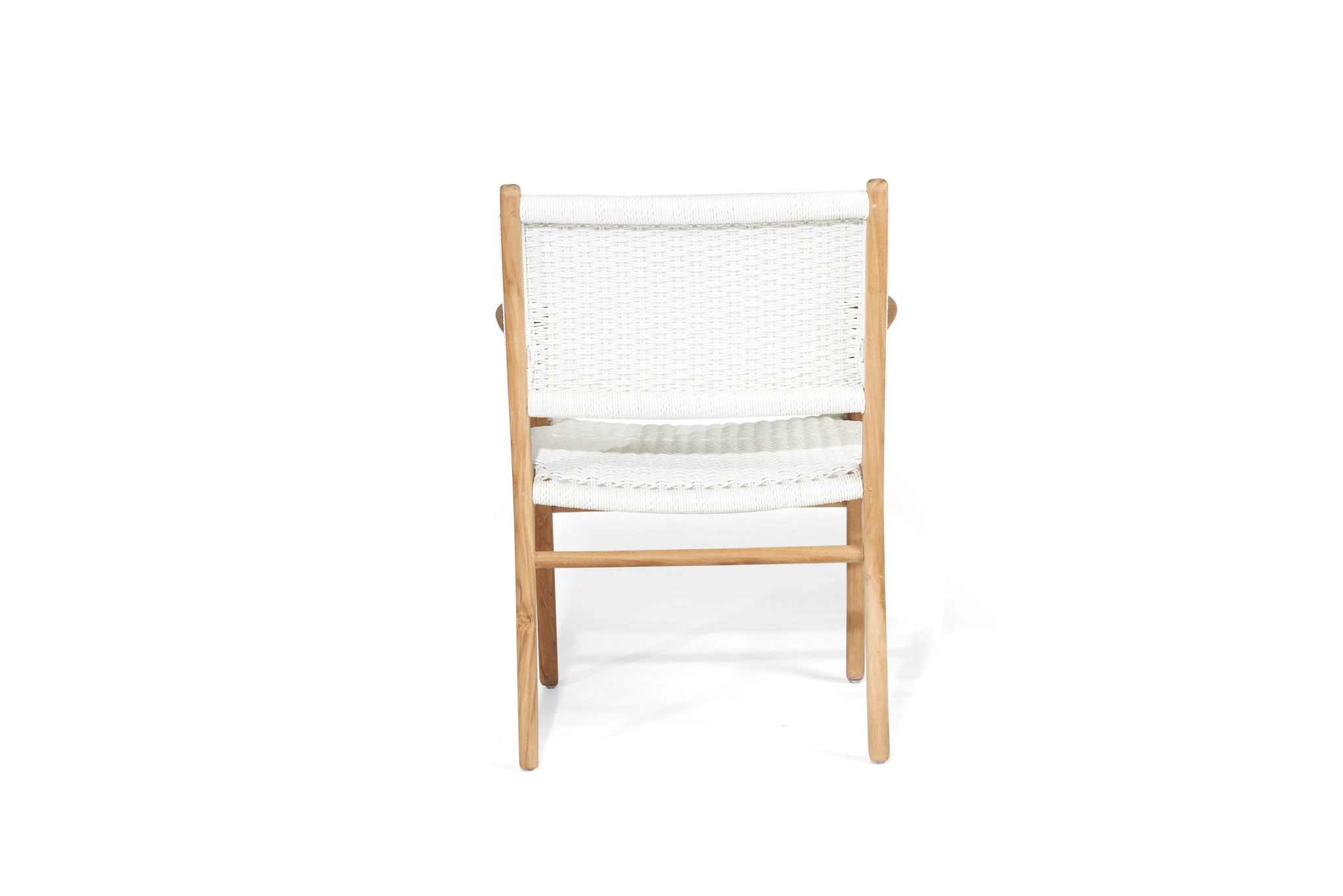 Zen Armchair - White - Close Weave - Image 6