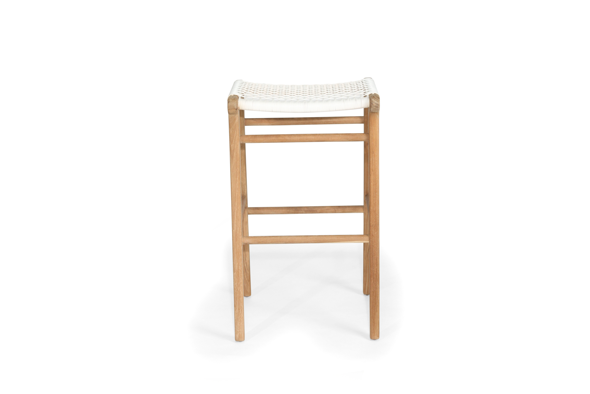 Zen Backless Bar Stool - White - Image 3