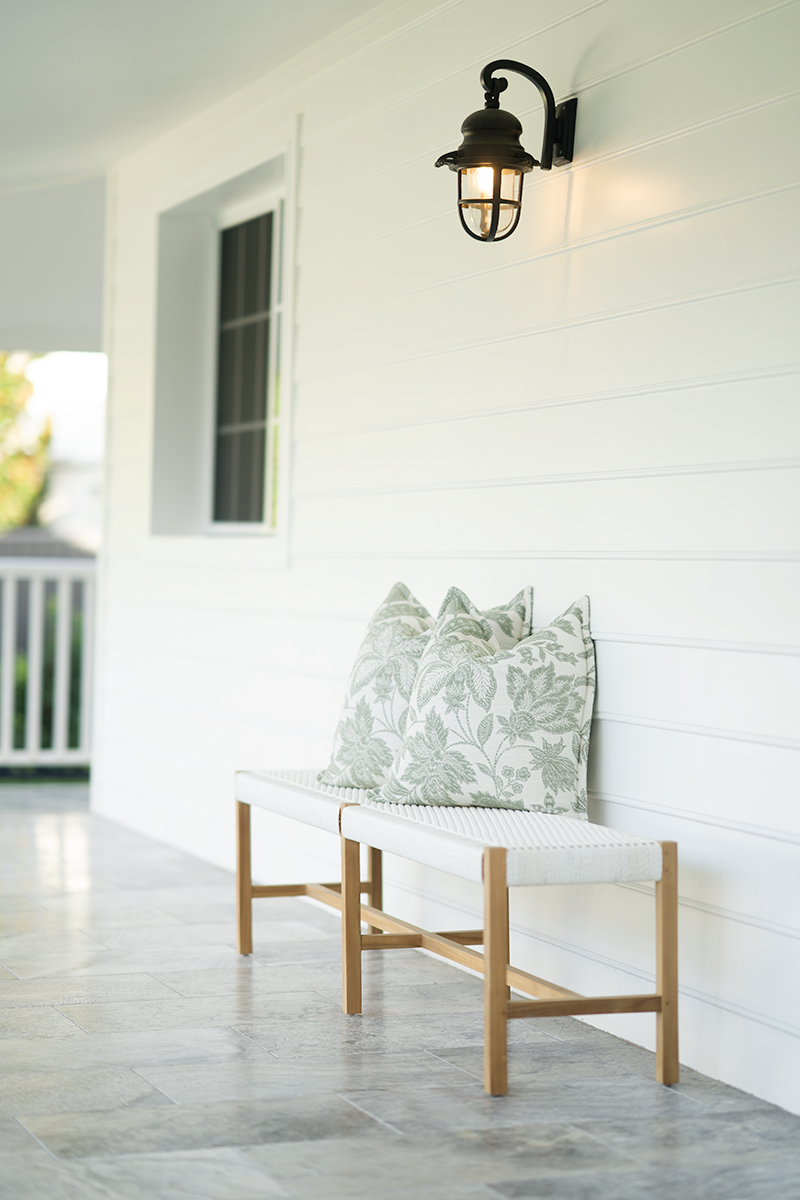 Sabai Woven Bench Seat - White - Close Weave -2m - Image 11
