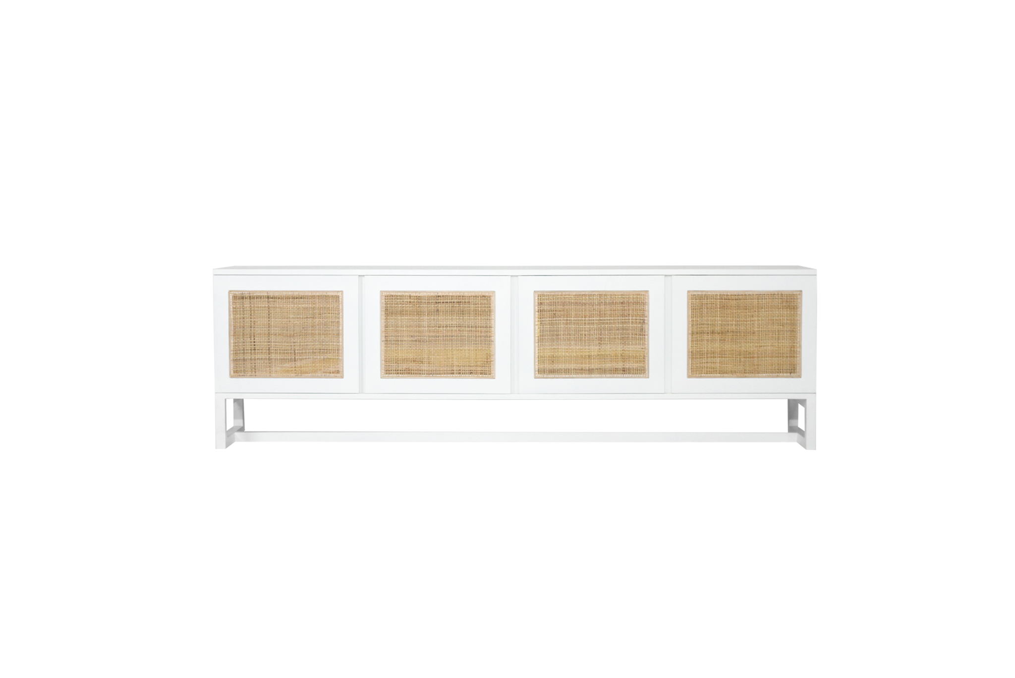 Clovelly Entertainment Unit - Four Door - White