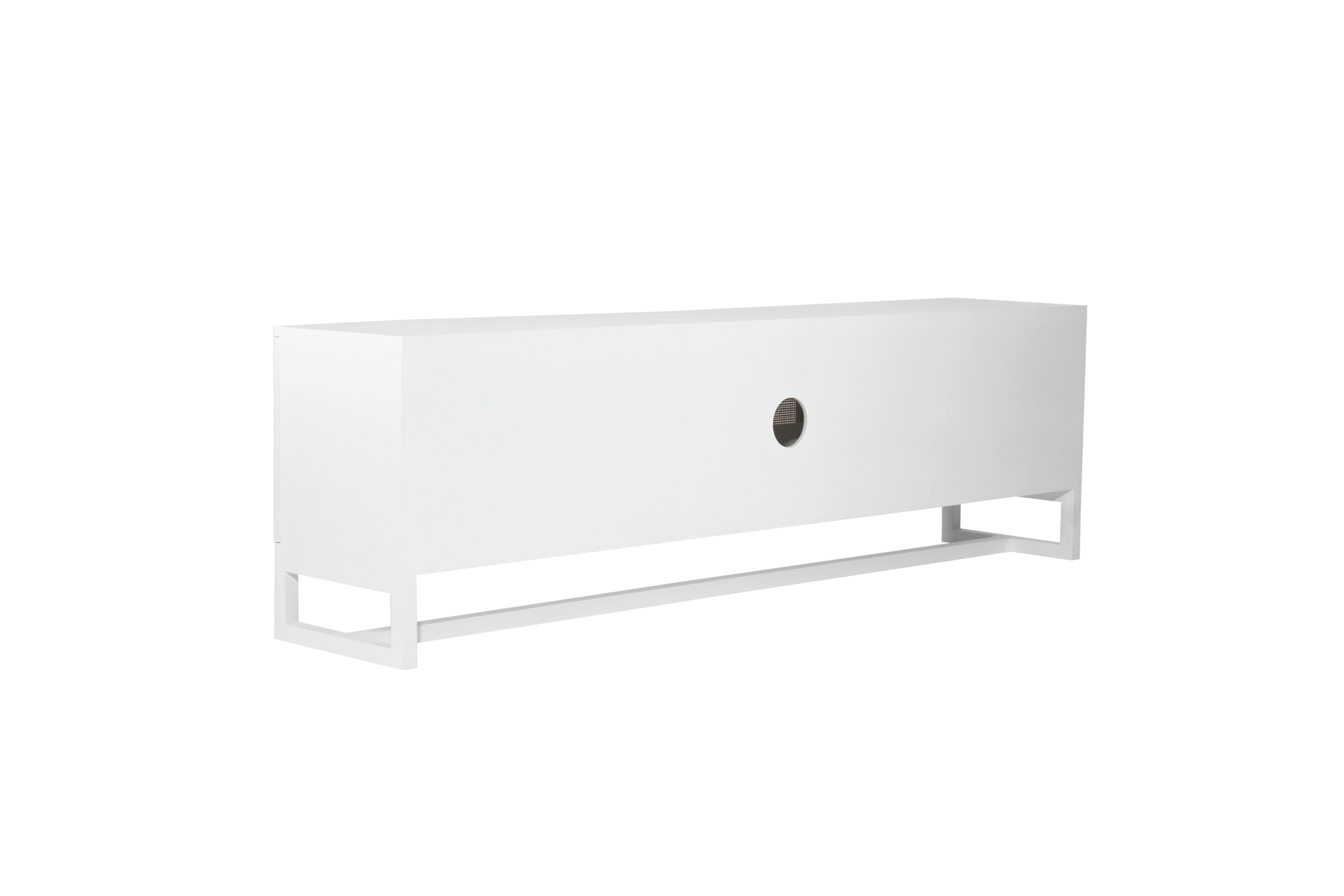 Clovelly Entertainment Unit - Four Door - White - Image 6