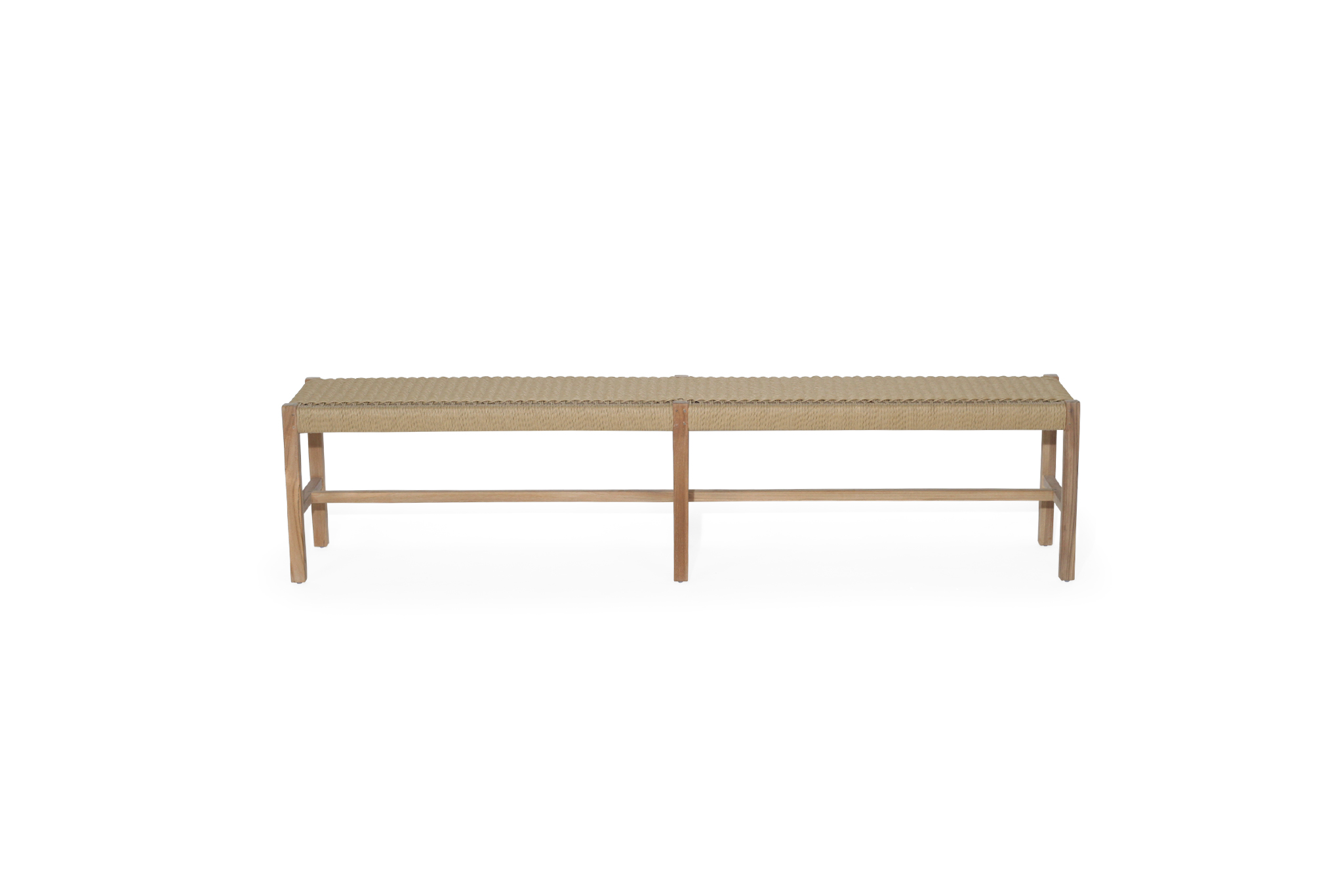 Sabai Woven Bench Seat - Sand - Close Weave -2m - Image 3
