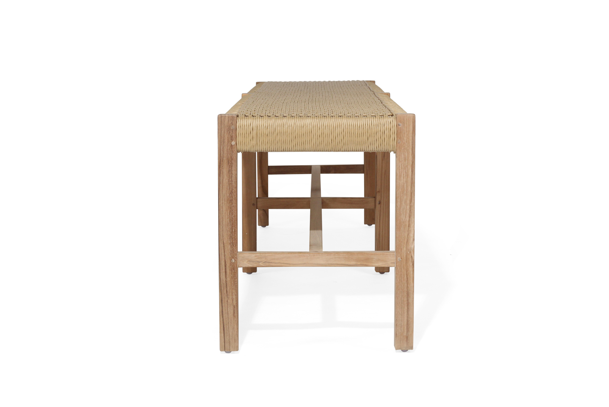 Sabai Woven Bench Seat - Sand - Close Weave -2m - Image 4